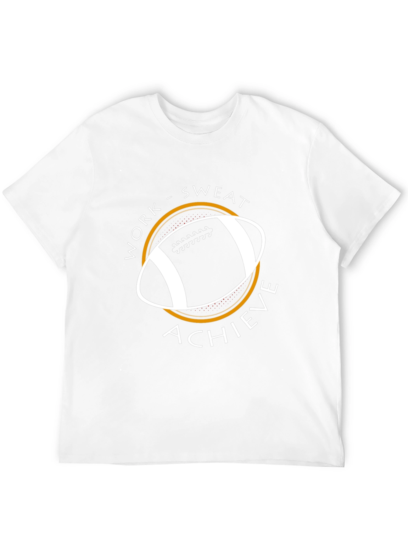 Work Sweat Achieve Football Graphic Tee