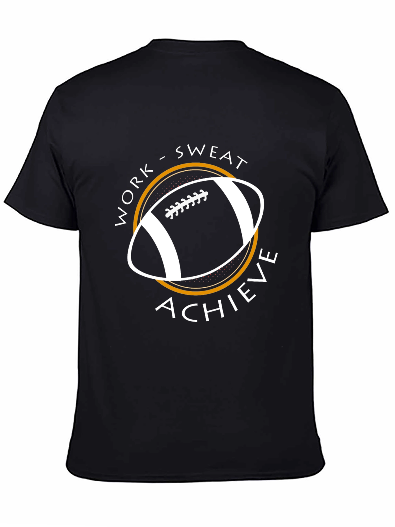 Work Sweat Achieve Football Graphic Tee