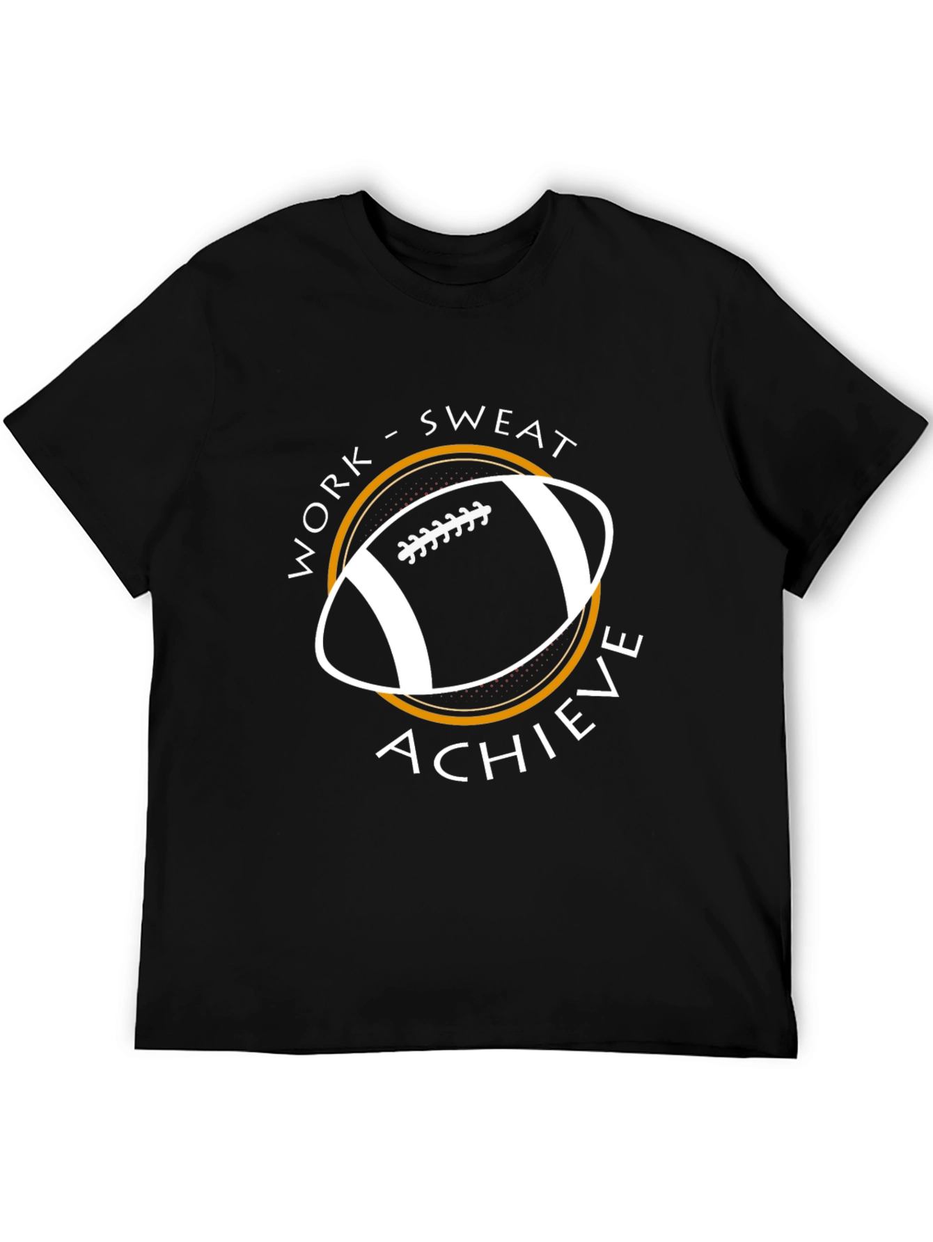 Work Sweat Achieve Football Graphic Tee