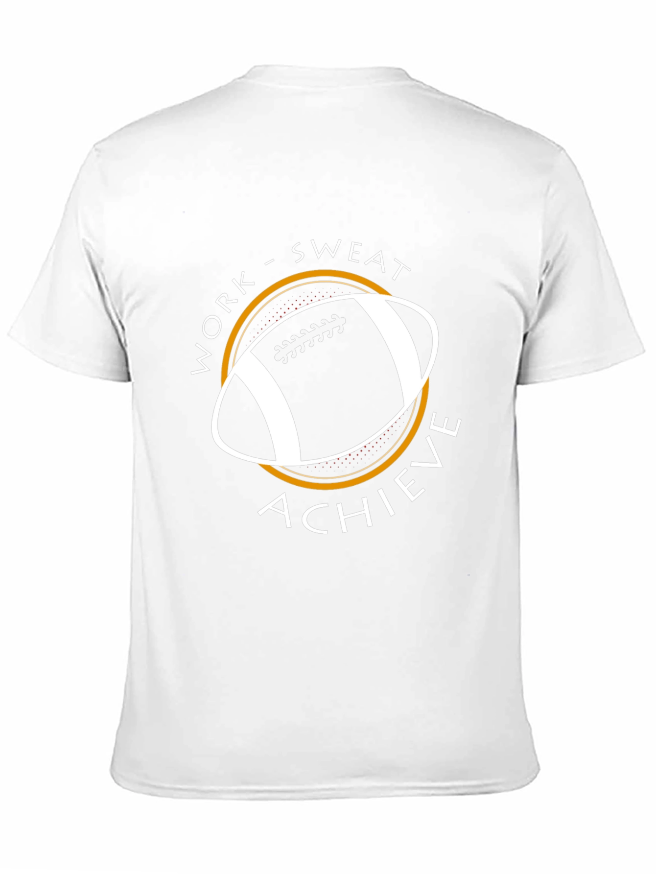 Work Sweat Achieve Football Graphic Tee