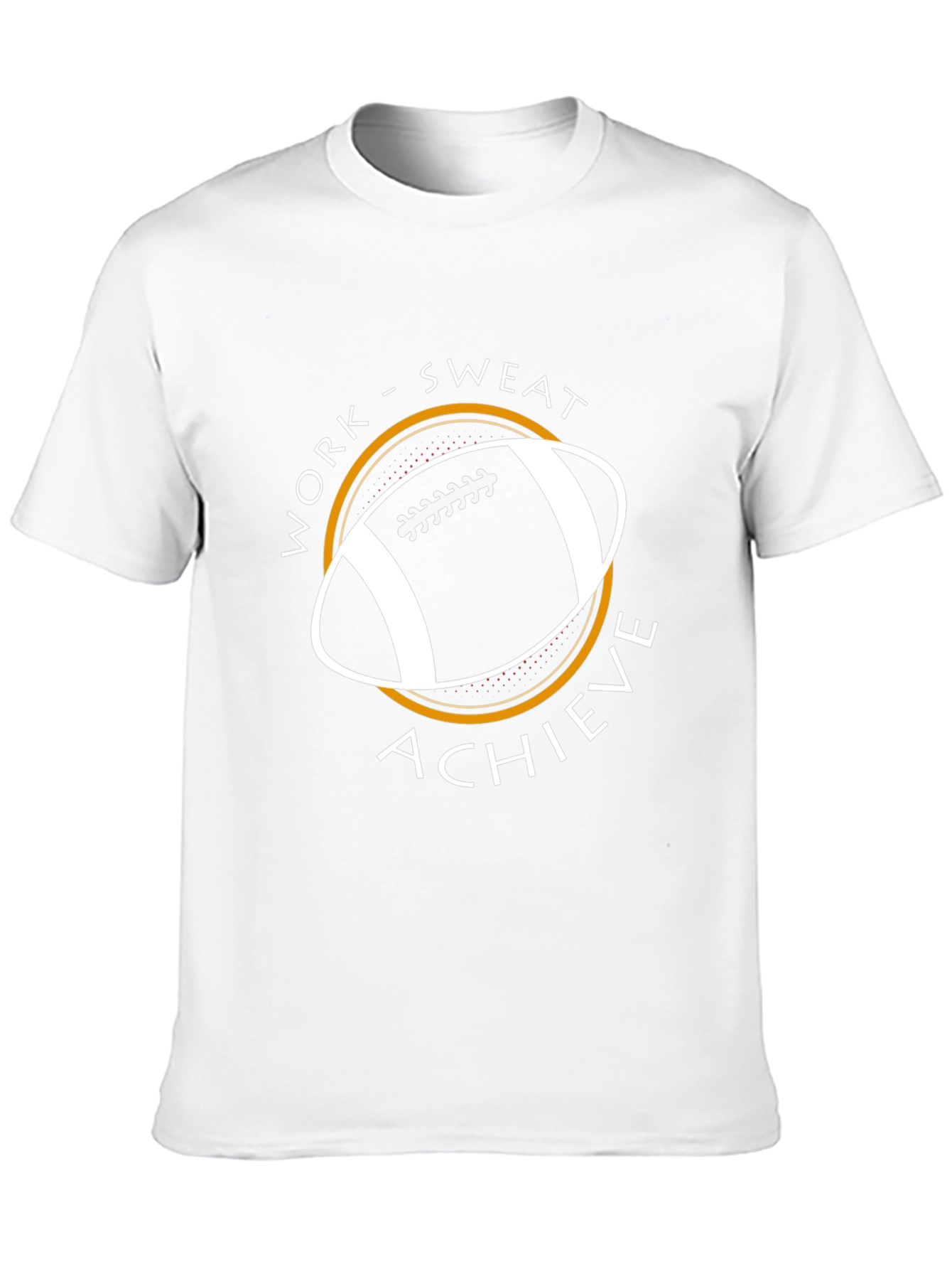 Work Sweat Achieve Football Graphic Tee