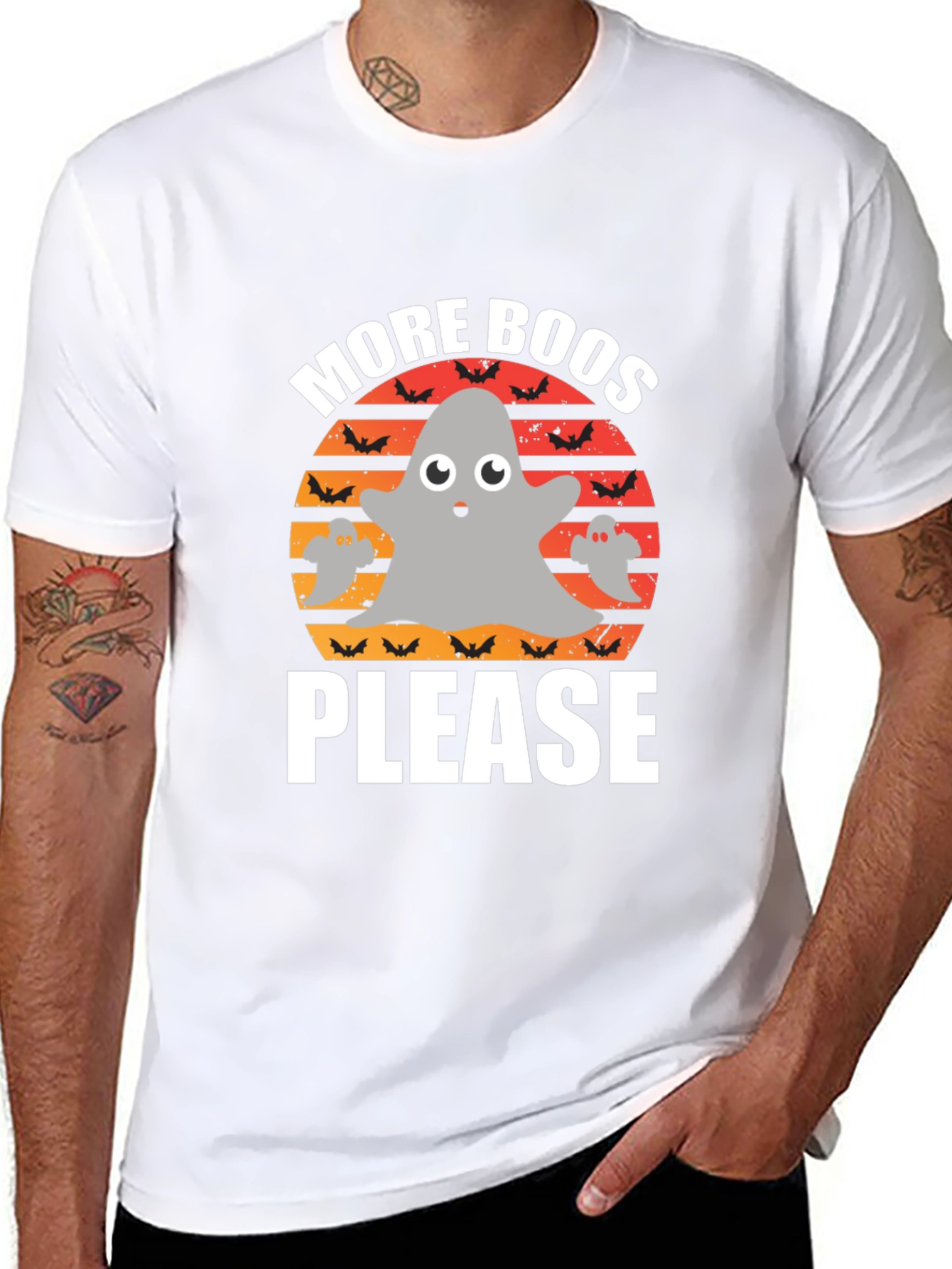 More Boos Please Halloween Graphic Tee