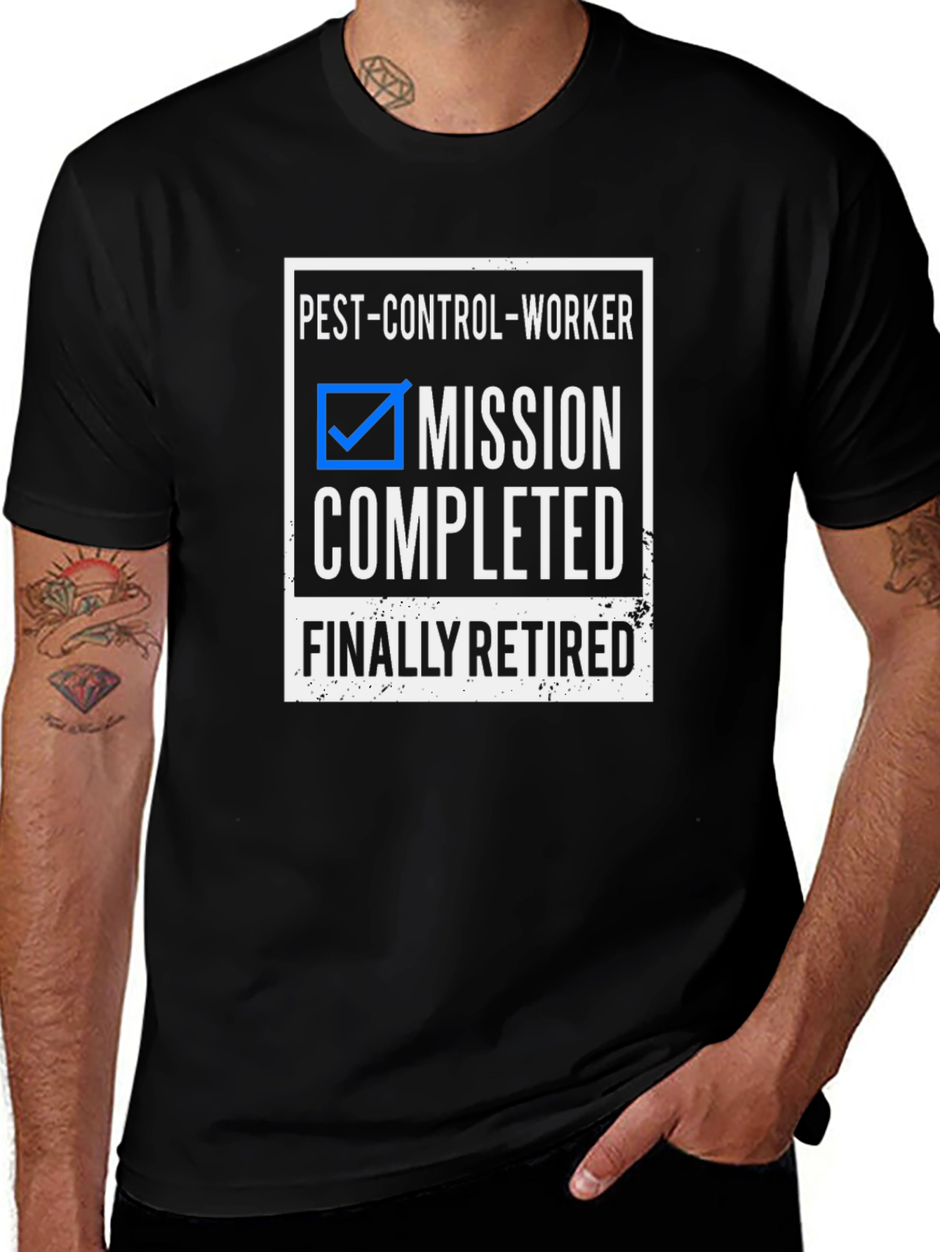 Pest Control Worker Retirement T-Shirt