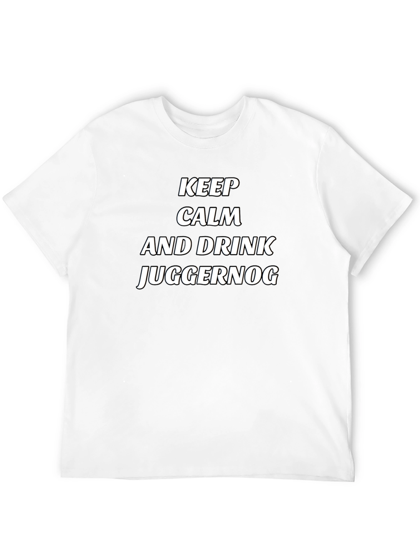 Keep Calm and Drink Juggernog Black T-Shirt