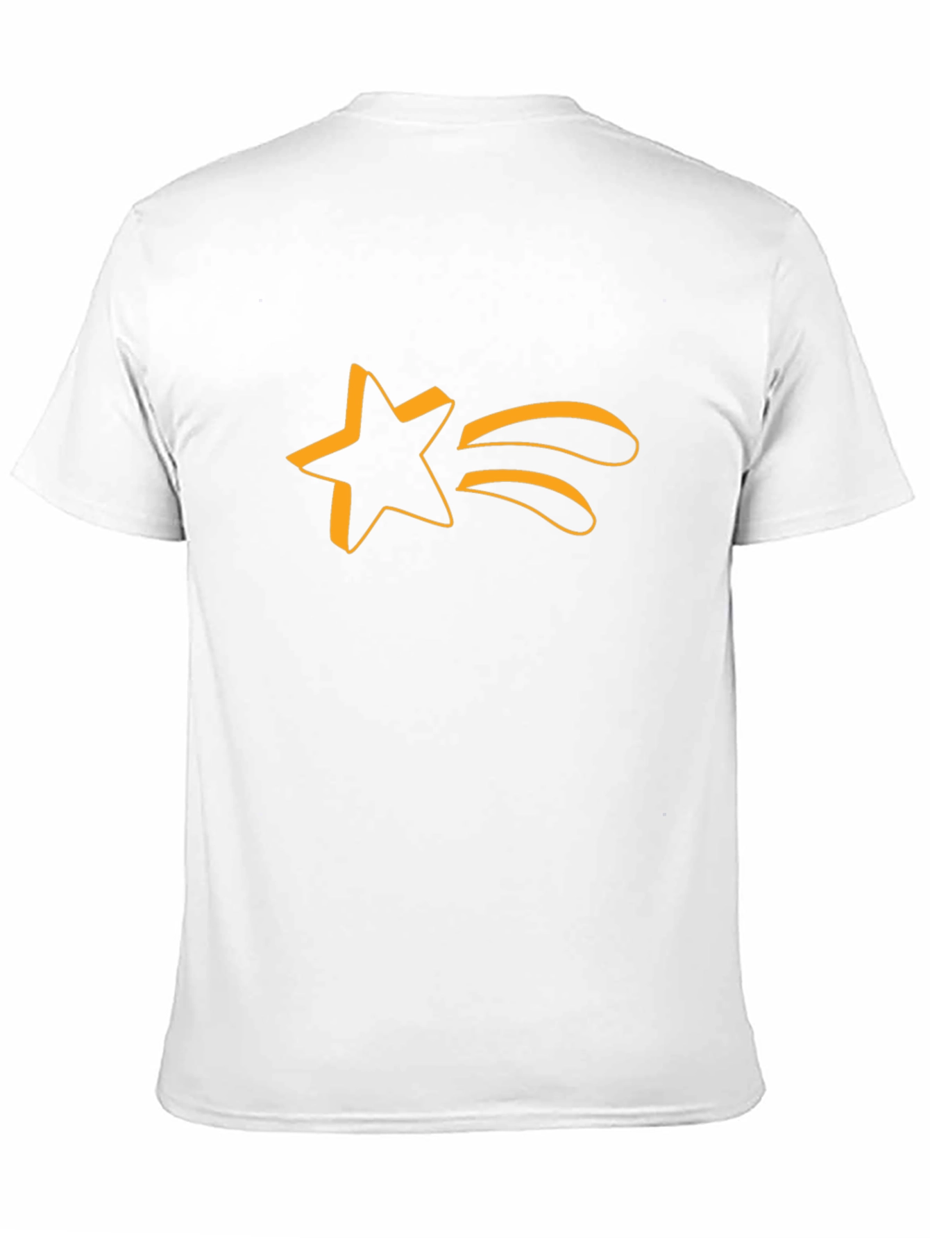 Stylish Black T-Shirt with Comet Star Graphic