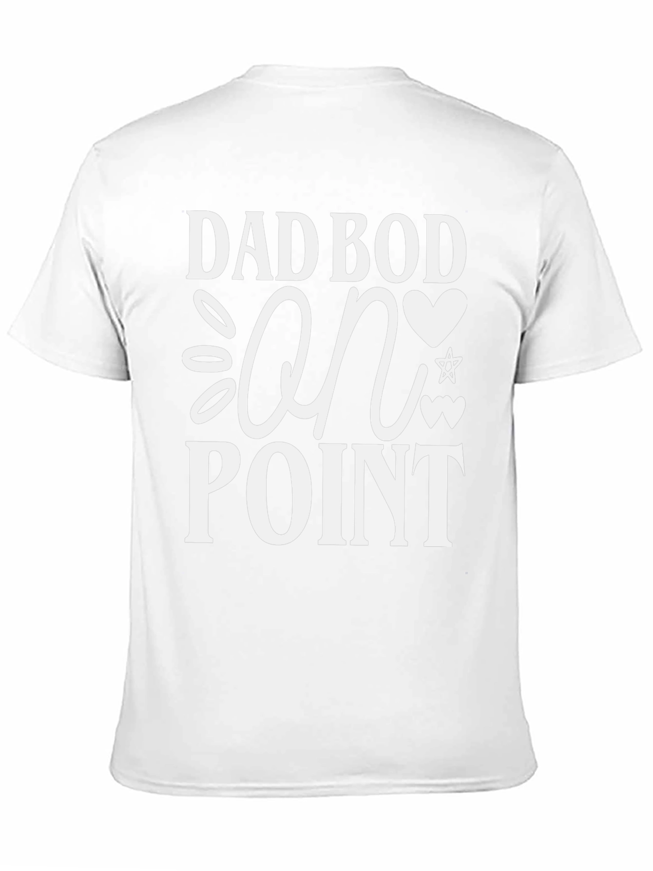 Dad Bod On Point Graphic Tee - Black