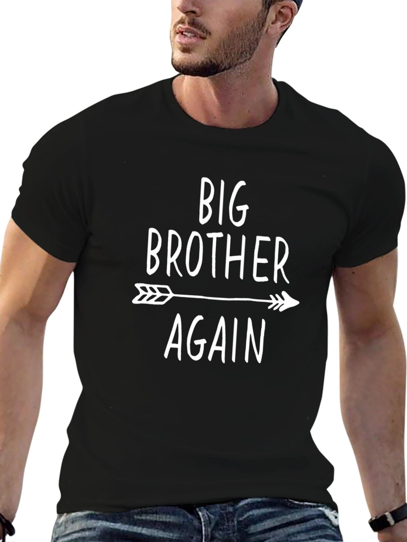 Big Brother Again T-Shirt - Cute Sibling Announcement Tee