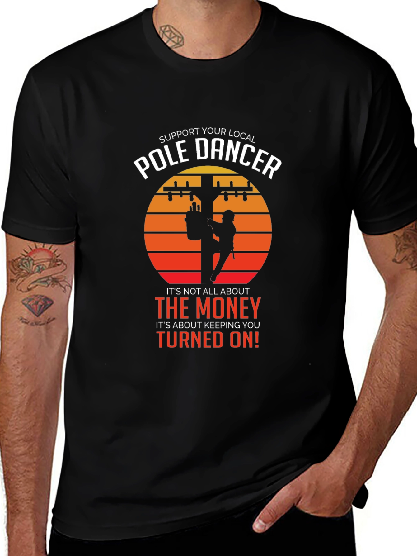 Support Your Local Pole Dancer T-Shirt