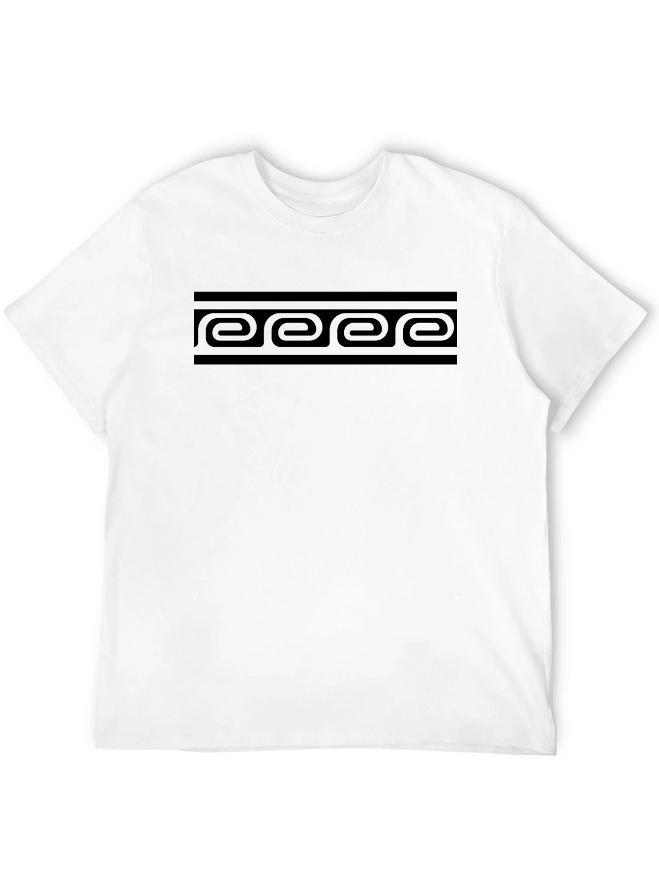 Geometric Pattern T-Shirt - Casual Style