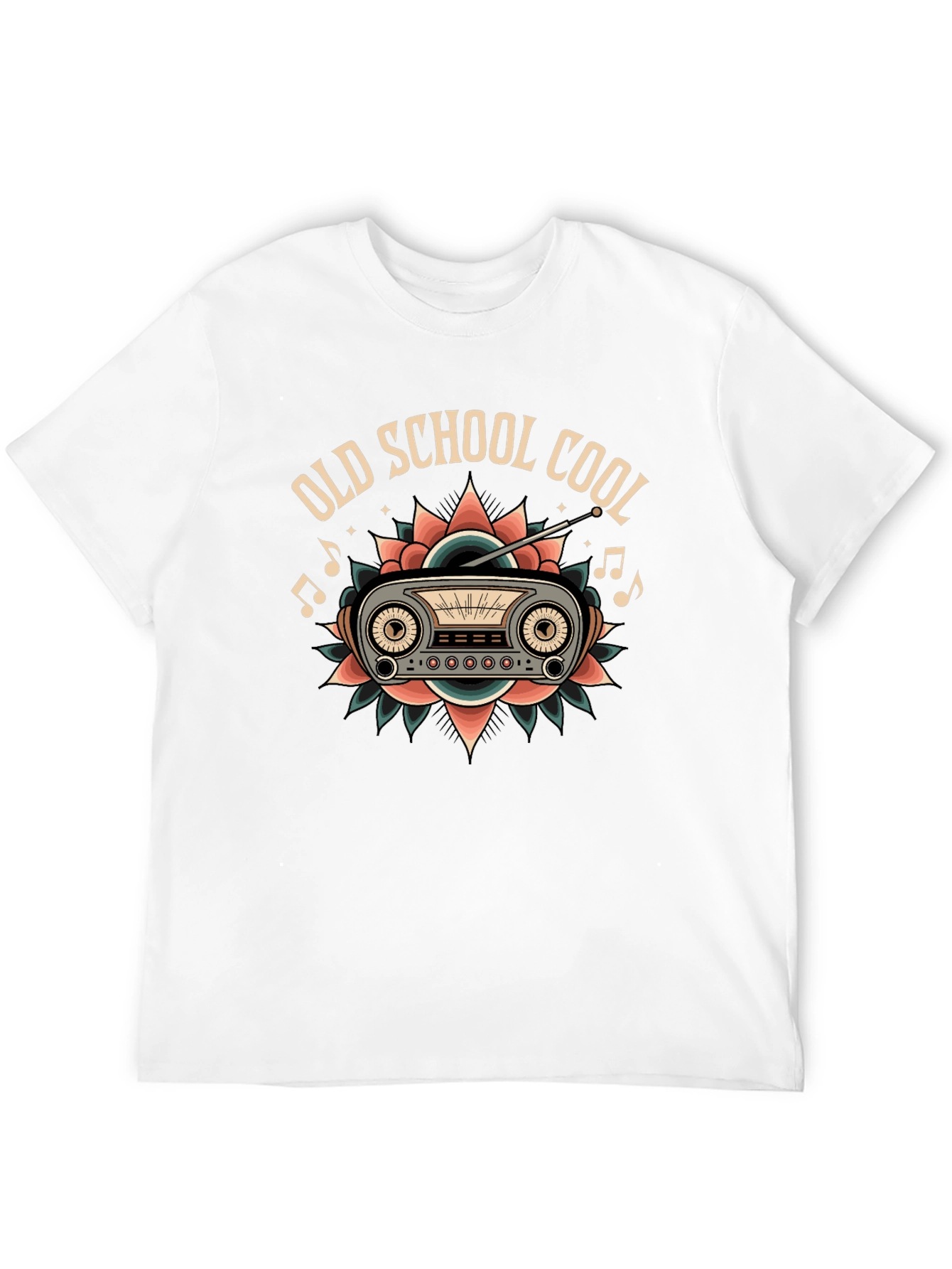 Old School Cool Radio Graphic T-Shirt