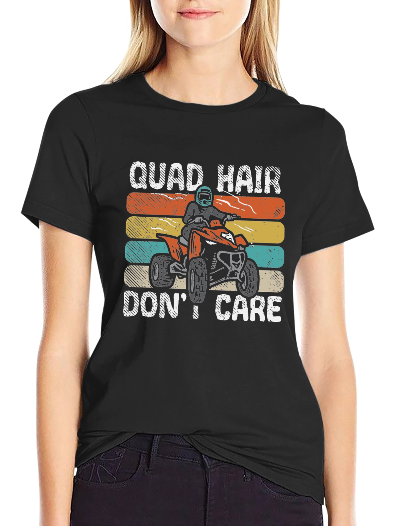 Quad Hair Dont Care T-Shirt