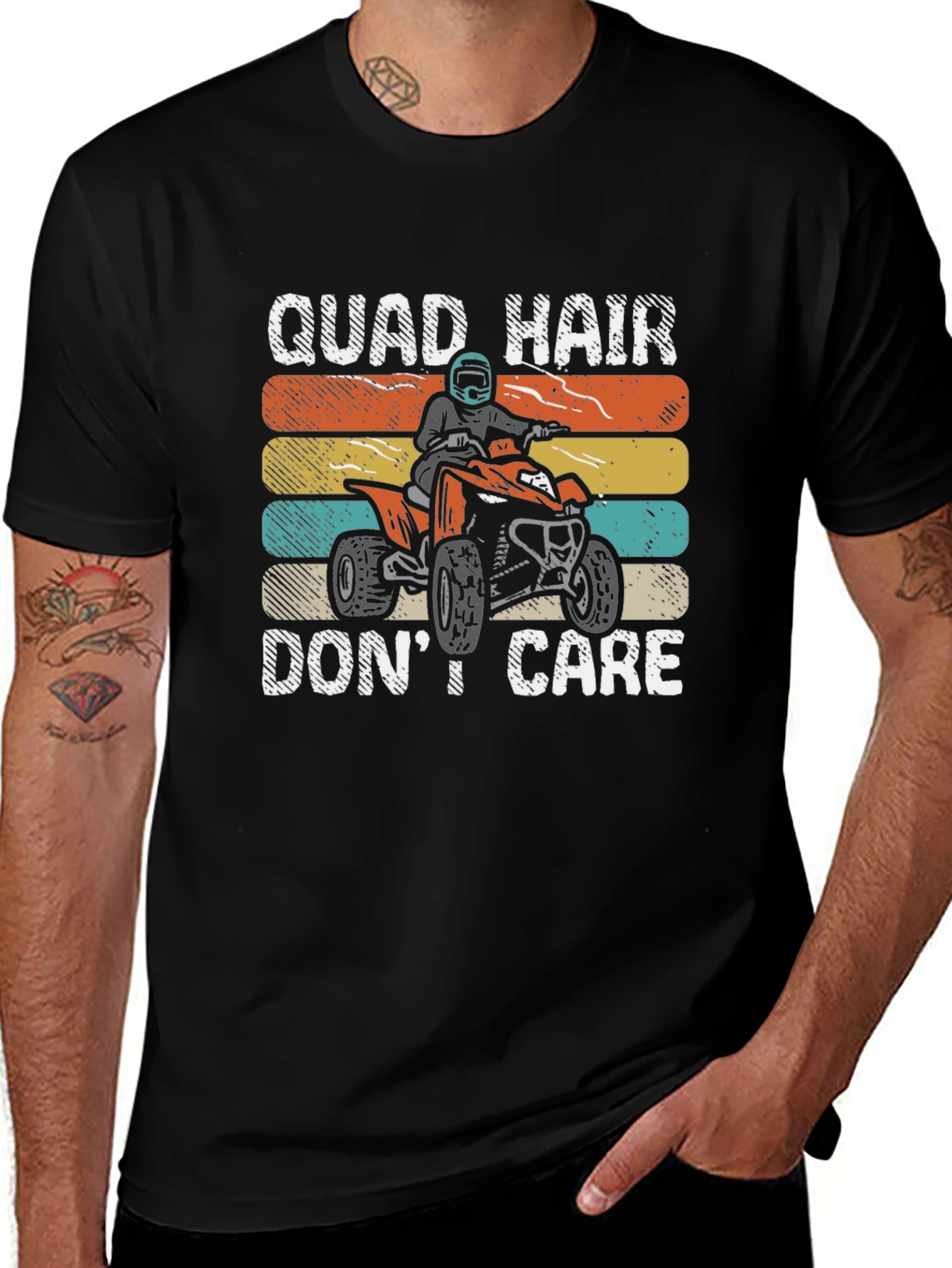 Quad Hair Dont Care T-Shirt