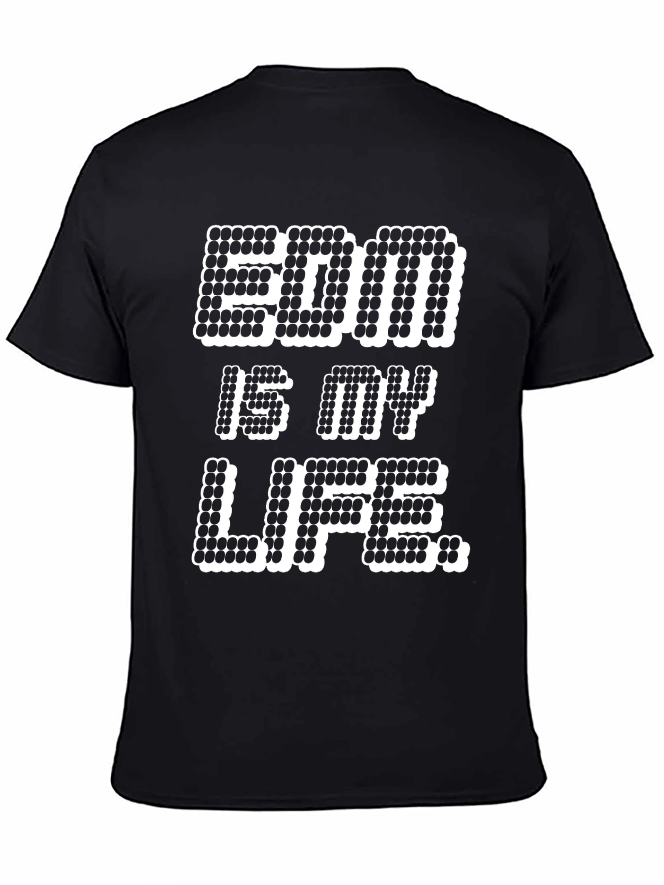 EDM Is My Life Graphic T-Shirt - Black