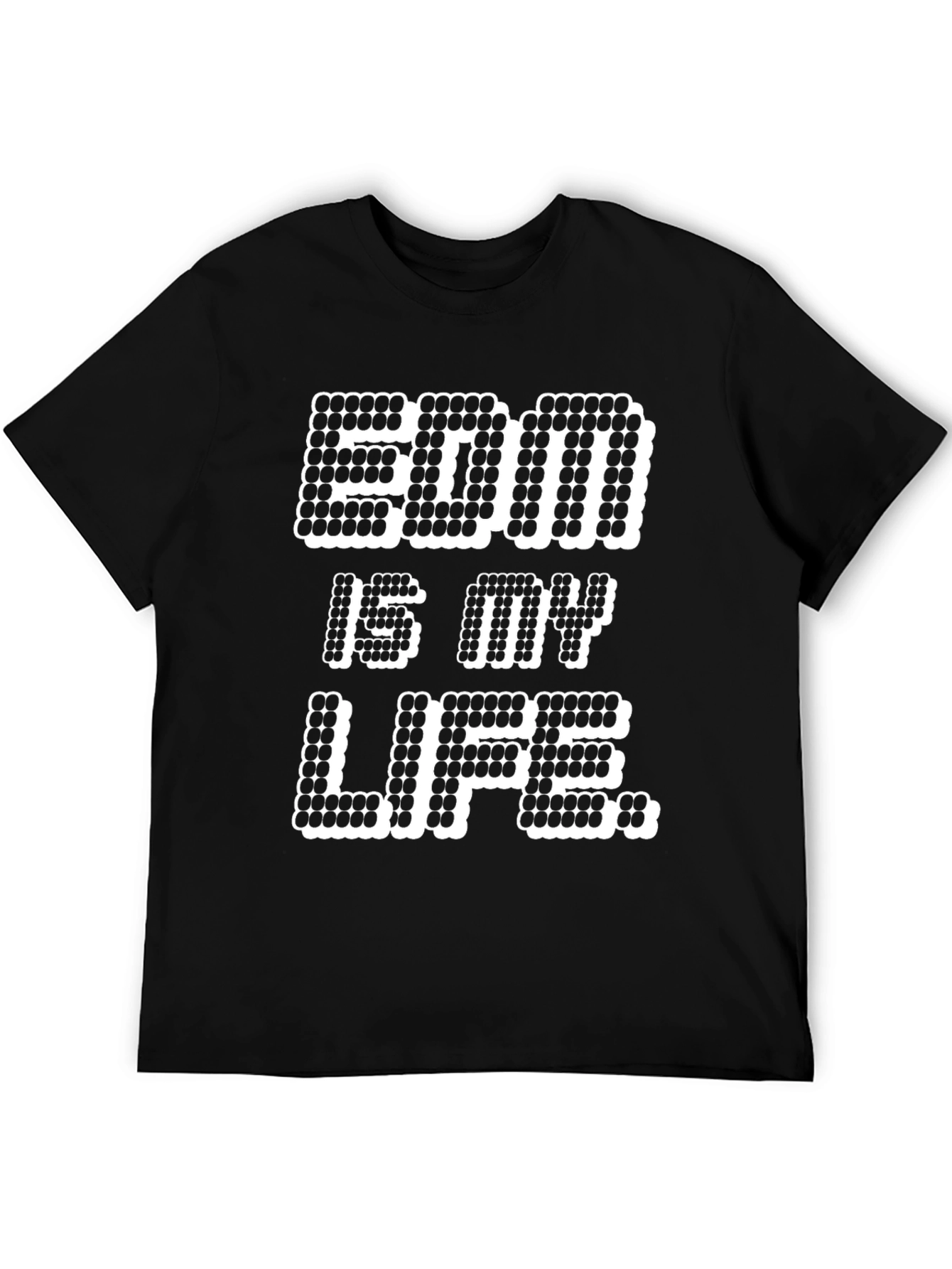 EDM Is My Life Graphic T-Shirt - Black