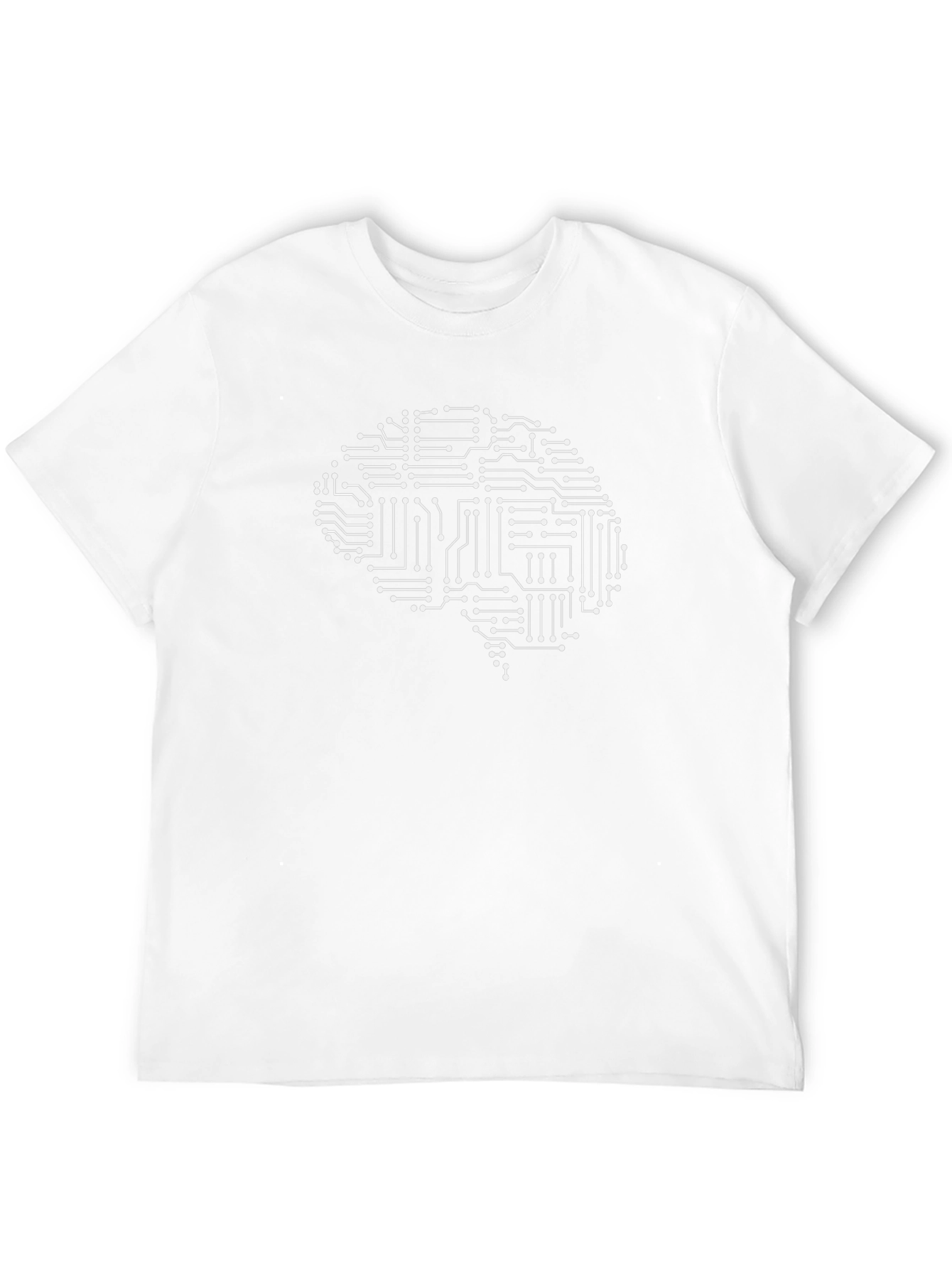 Brain Circuitry Graphic Tee - Tech Mind T-Shirt