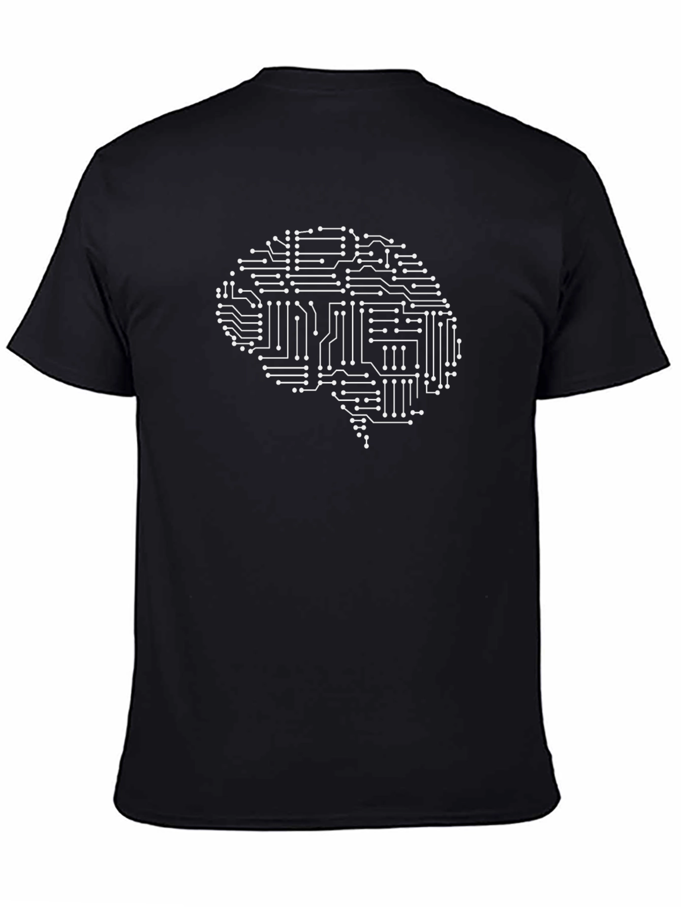 Brain Circuitry Graphic Tee - Tech Mind T-Shirt