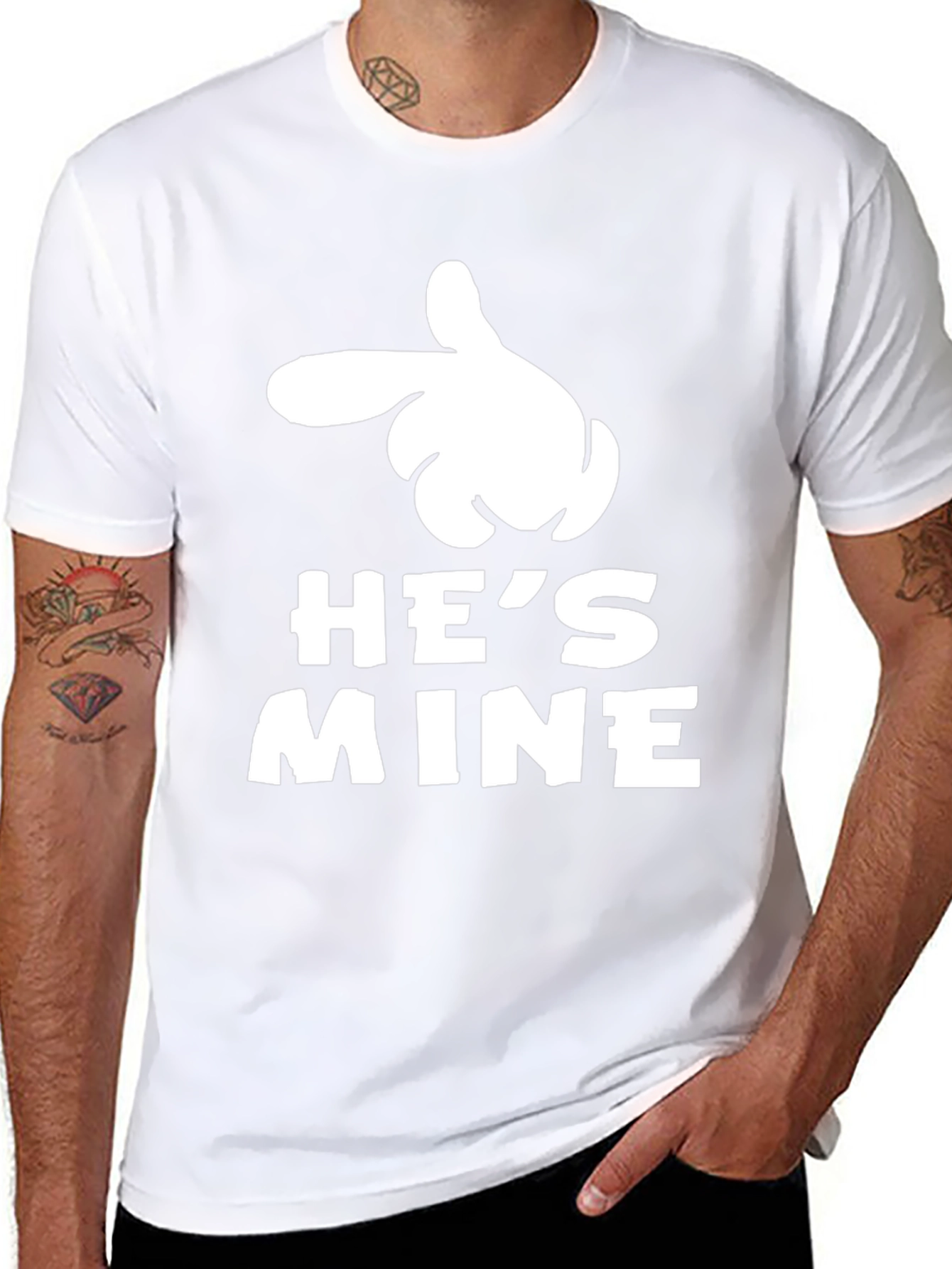 Hes Mine Matching Couple T-Shirt