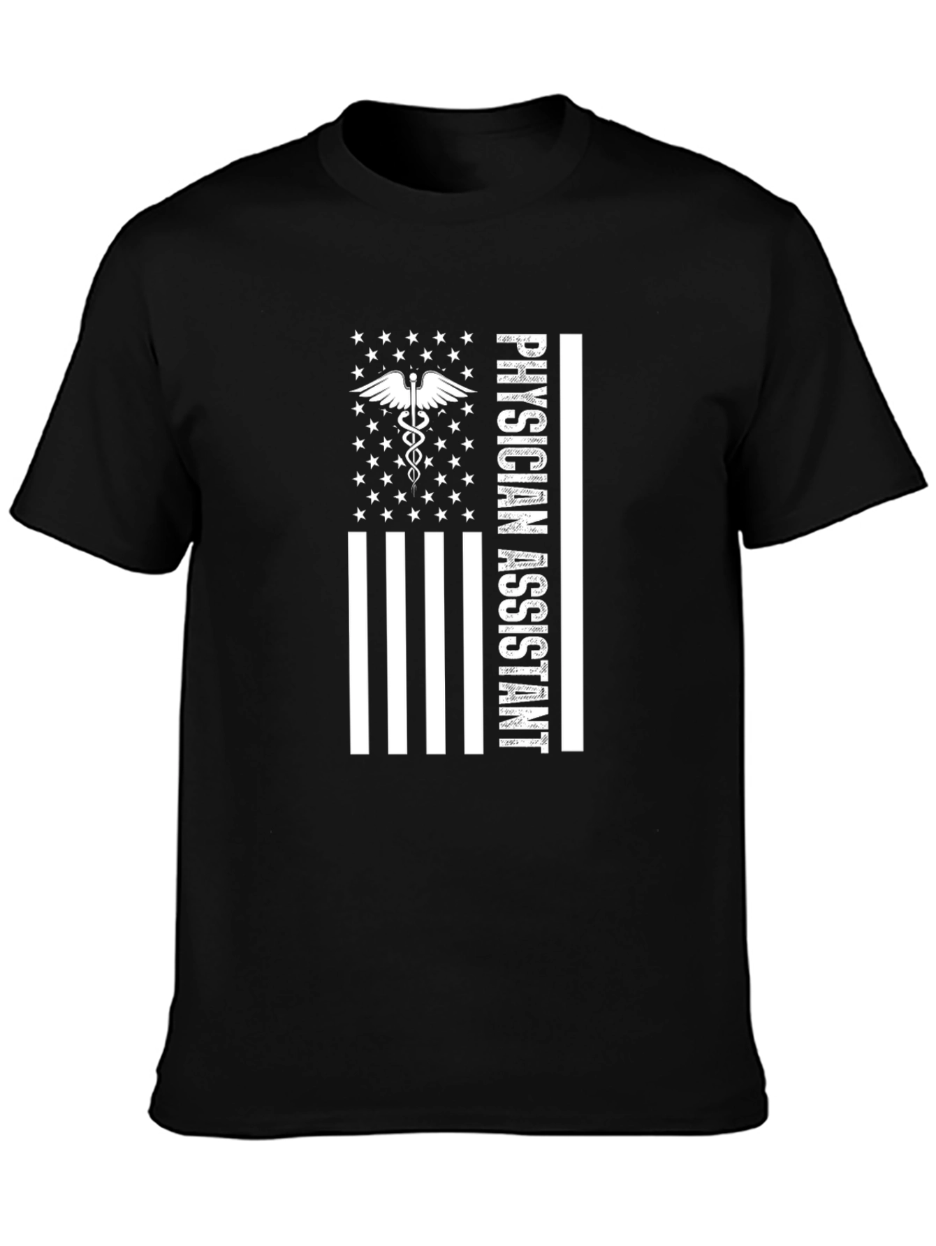 Physician Assistant American Flag T-Shirt