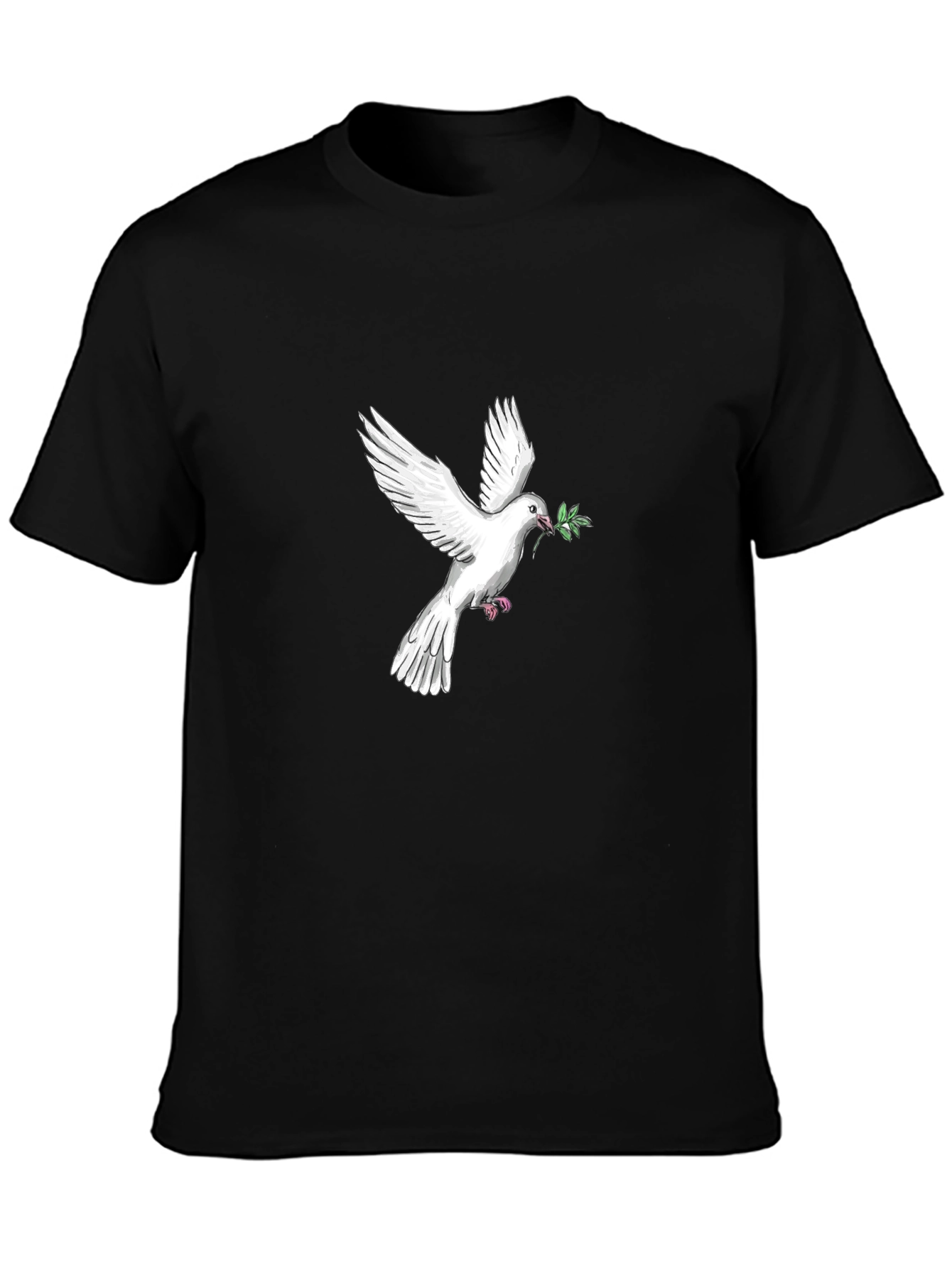 Dove Peace T-Shirt - Classic Black Tee