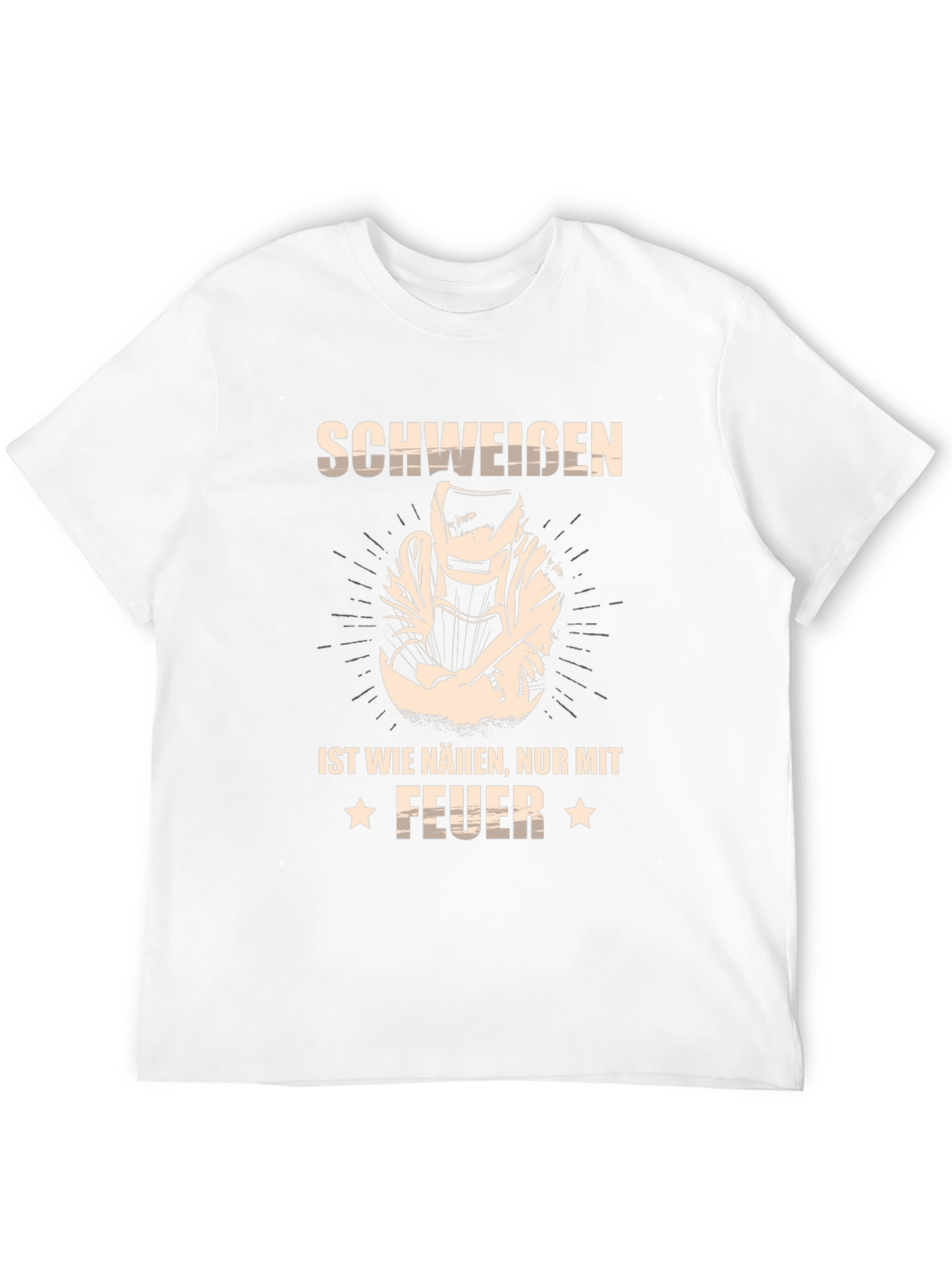 Welders Schweiben Feuer Black T-Shirt