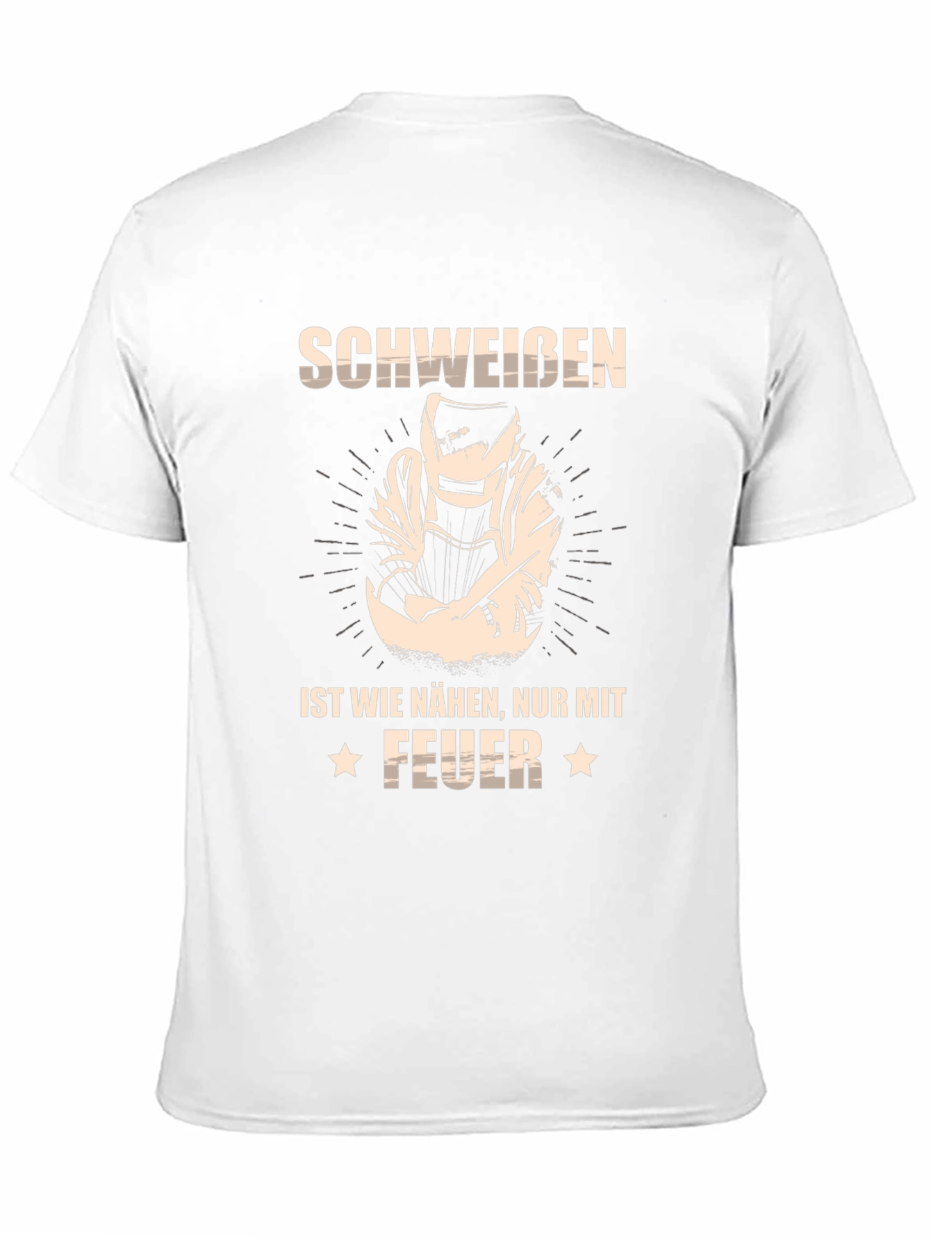 Welders Schweiben Feuer Black T-Shirt
