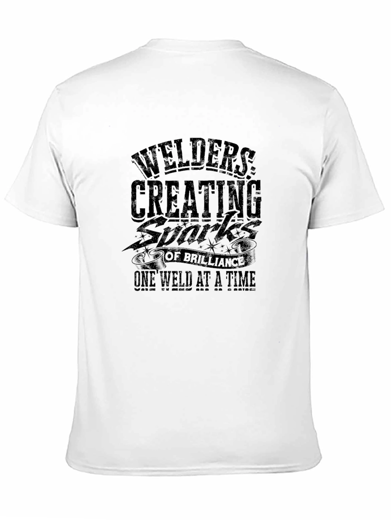 Welders Creating Sparks Graphic Tee