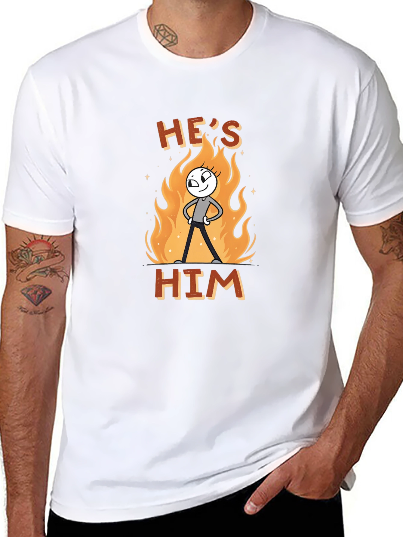 Hes Him Graphic Tee