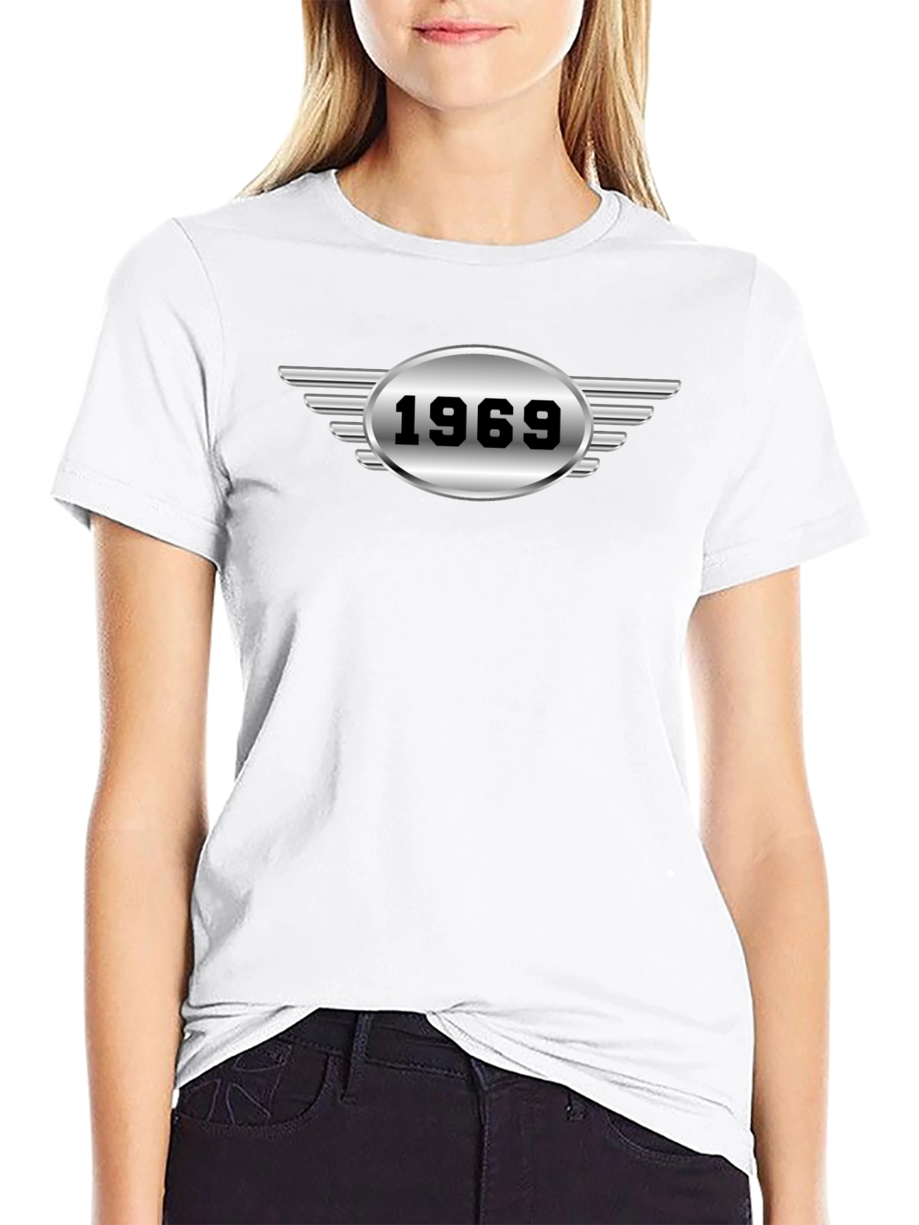 1969 Winged Logo Graphic Tee - Black
