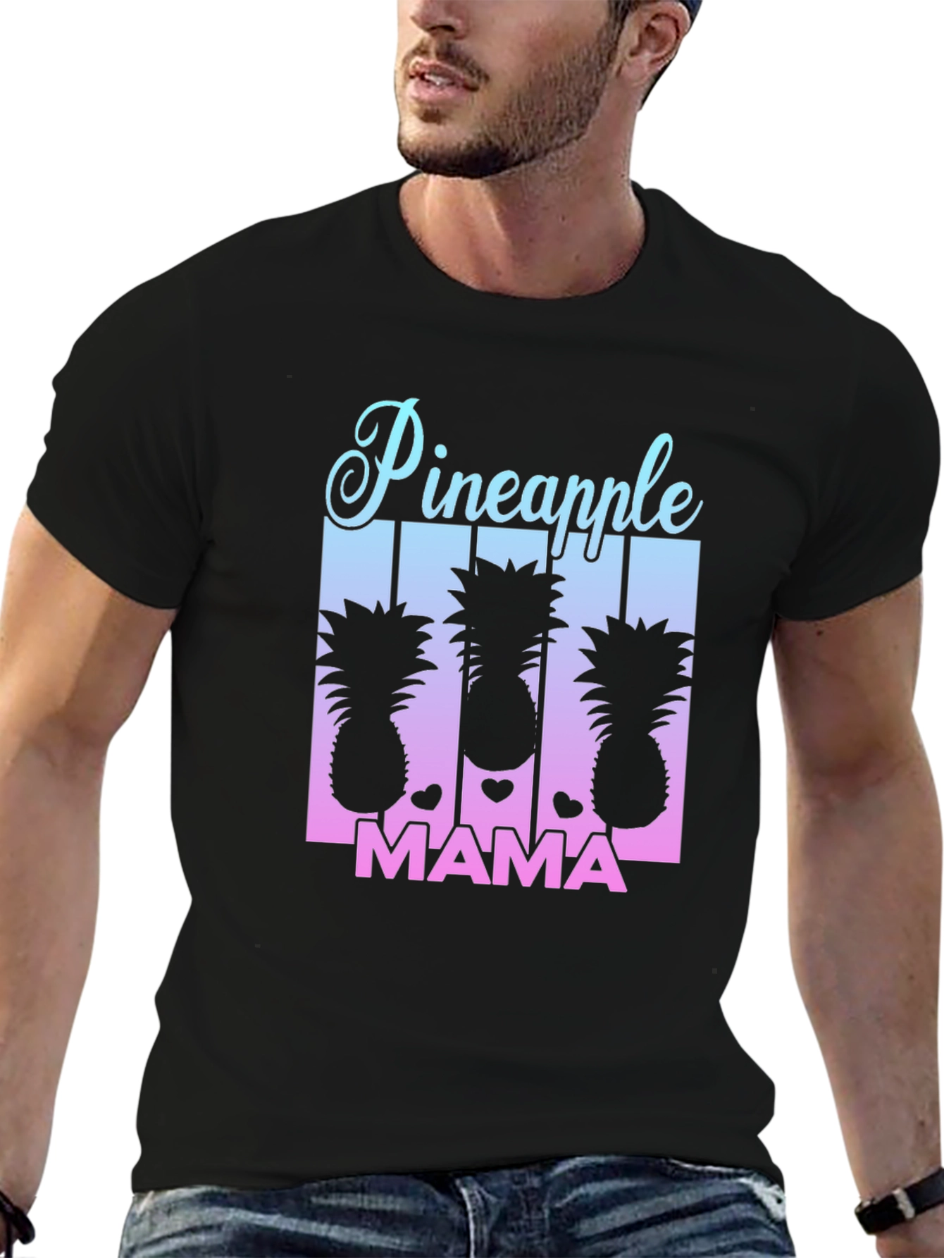 Pineapple Mama Graphic Tee - Cute Summer Shirt