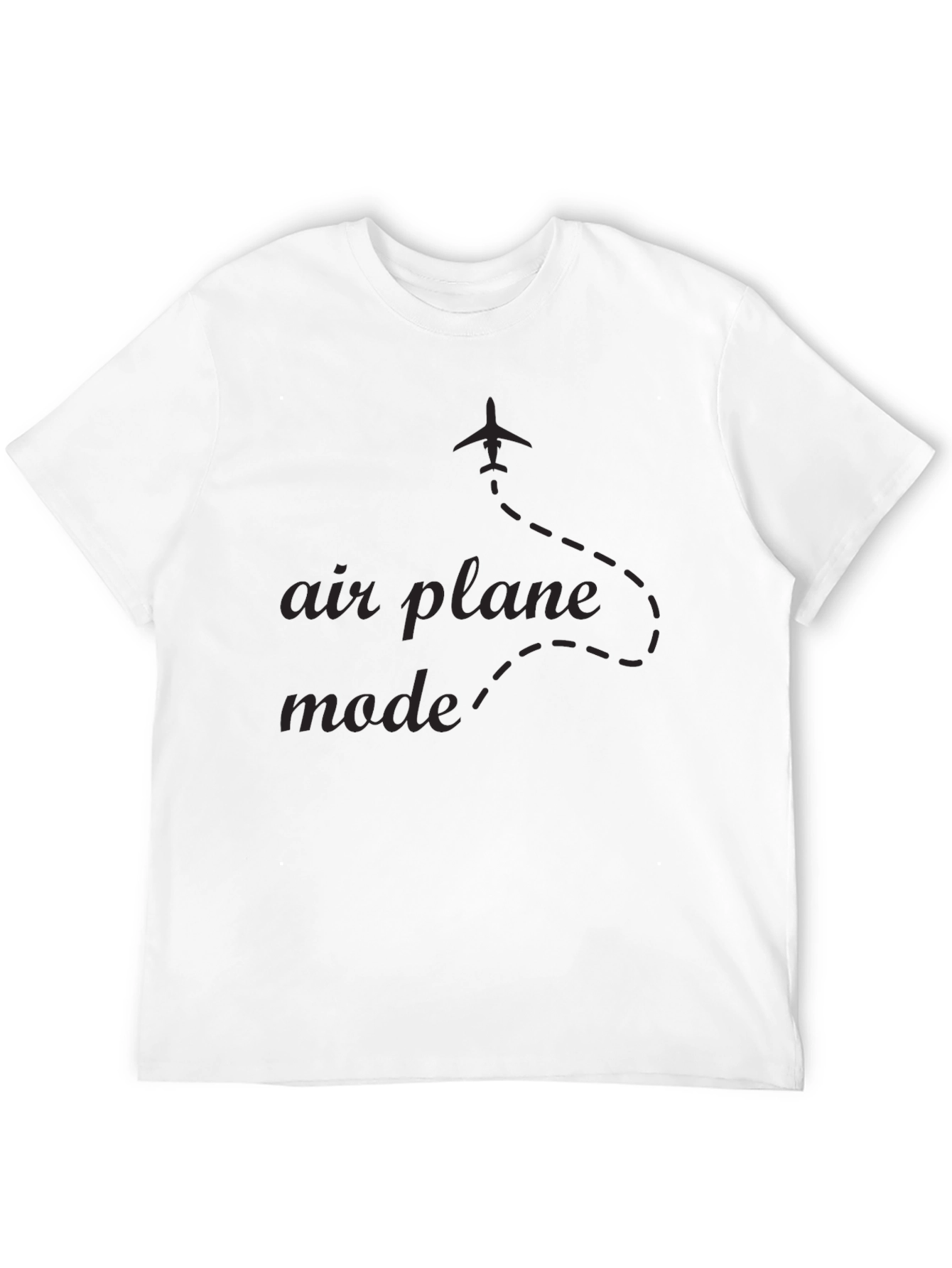 Airplane Mode Black T-Shirt