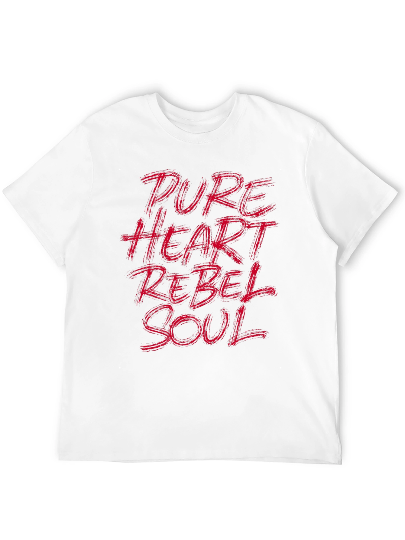 Pure Heart Rebel Soul Mens Graphic Tee