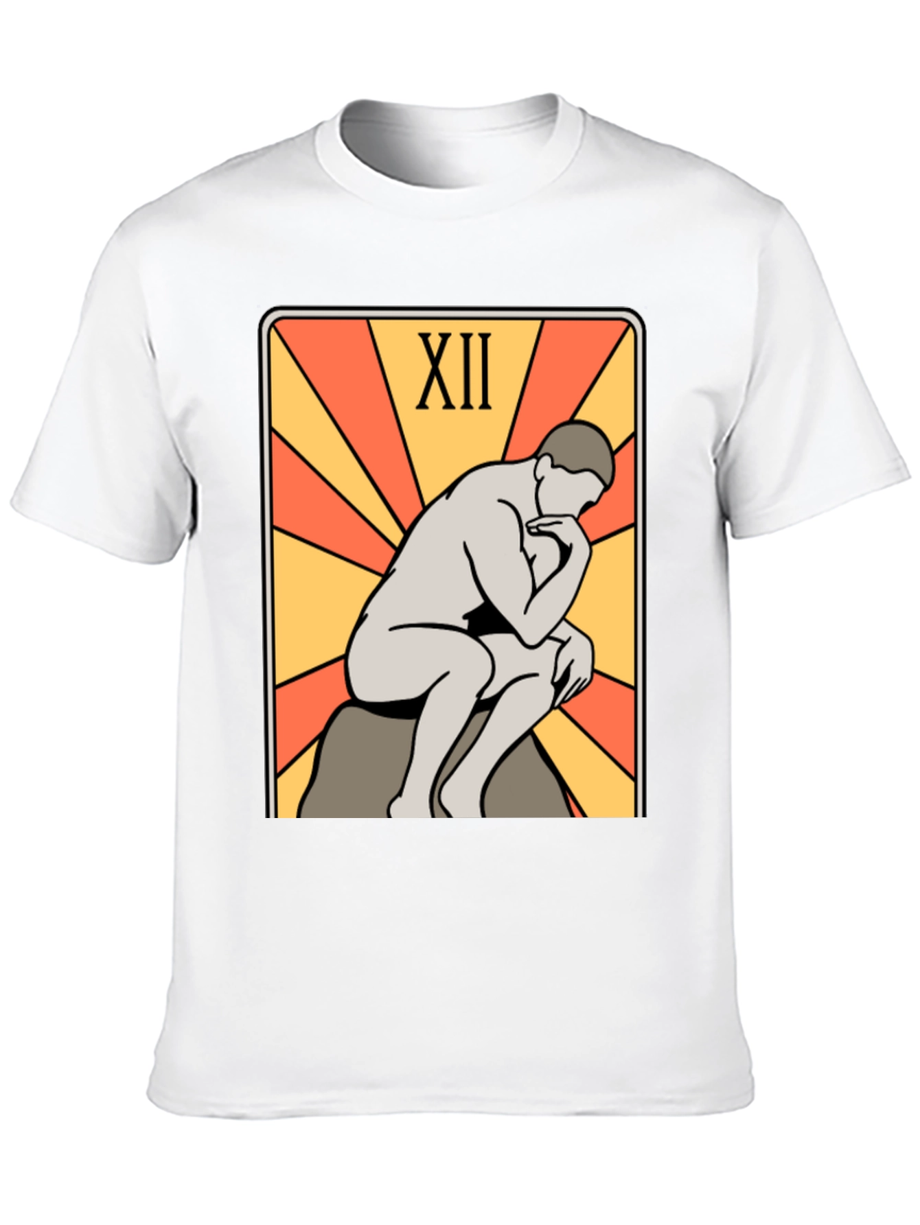 The Thinker Tarot Card Graphic T-Shirt