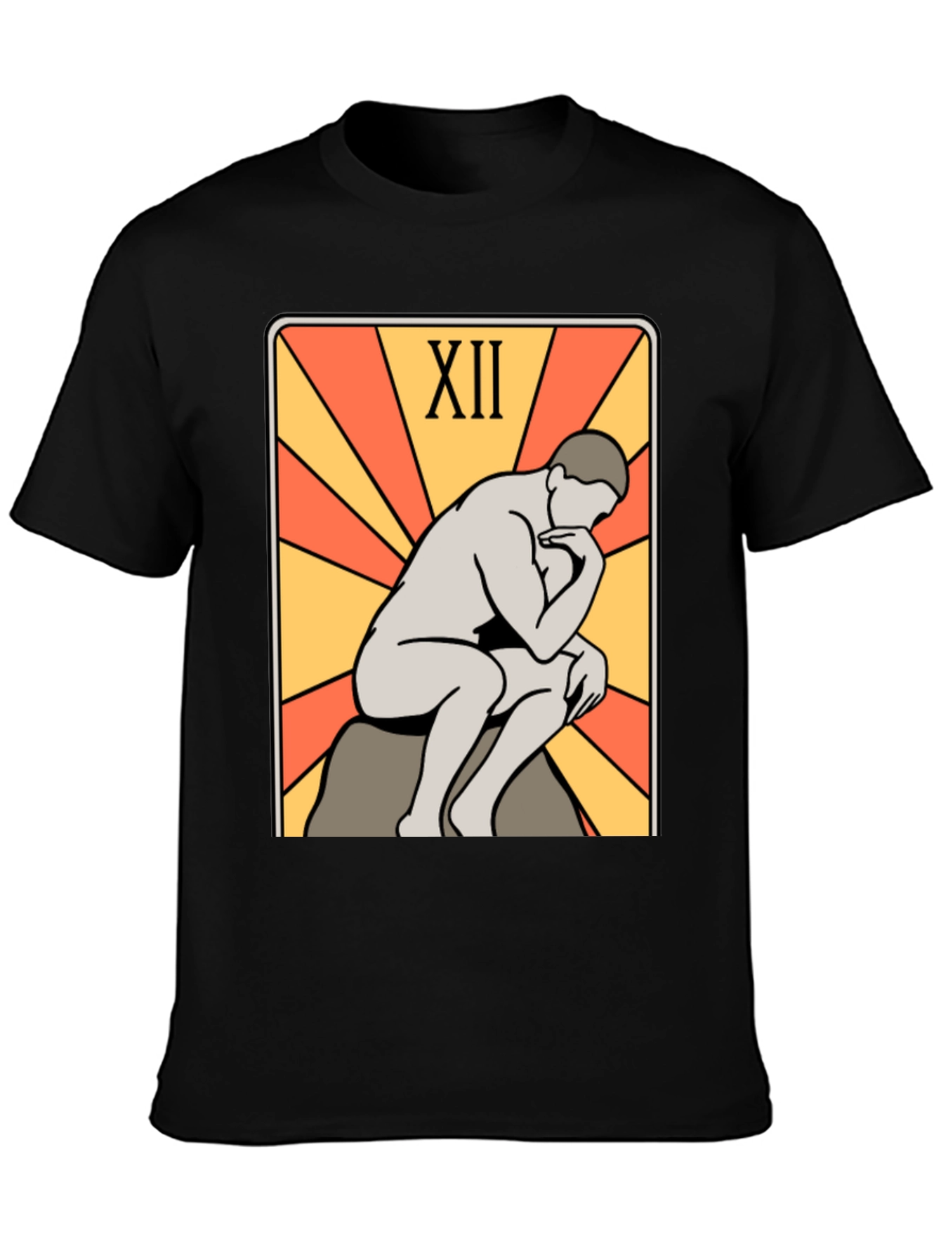 The Thinker Tarot Card Graphic T-Shirt