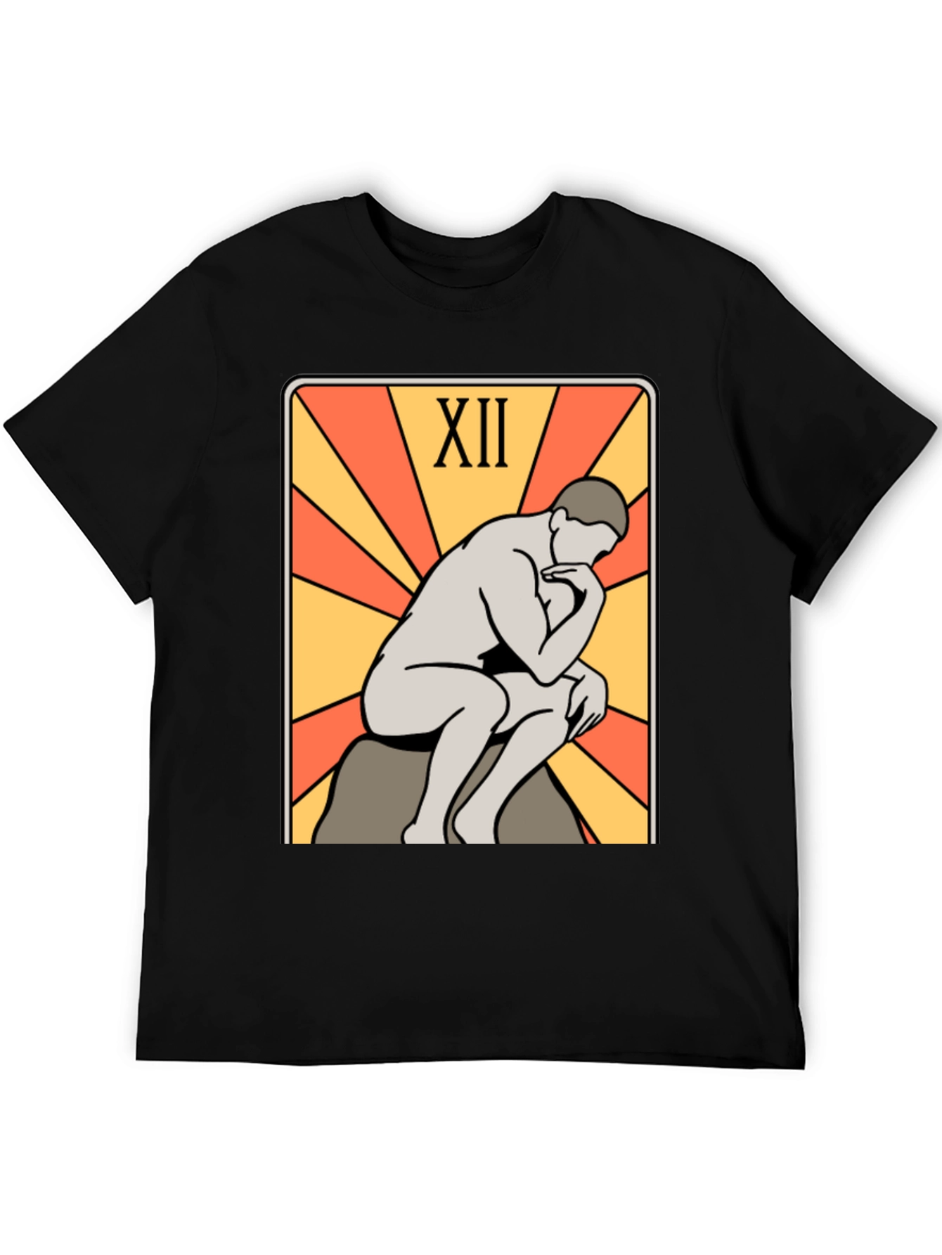 The Thinker Tarot Card Graphic T-Shirt