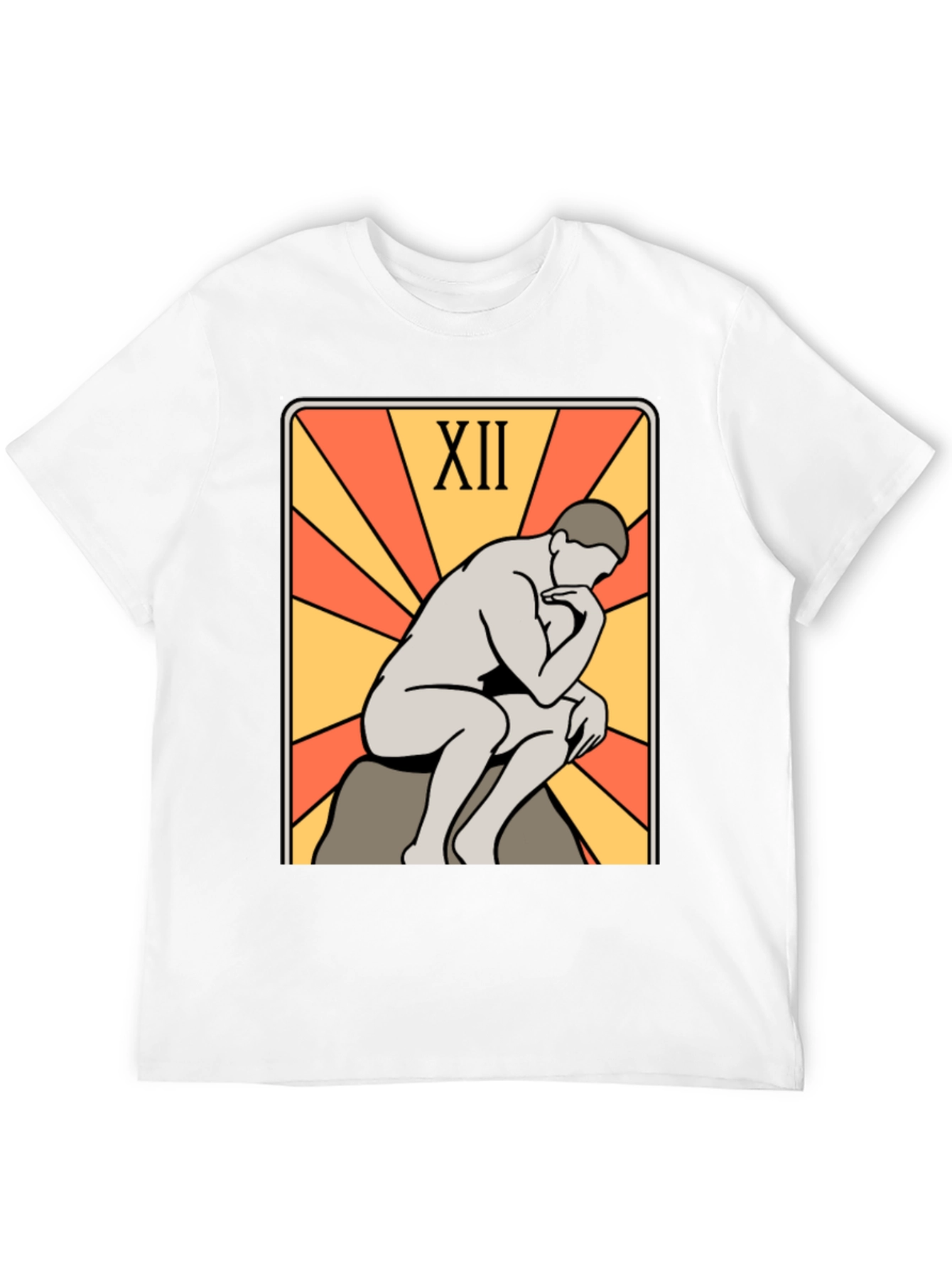 The Thinker Tarot Card Graphic T-Shirt