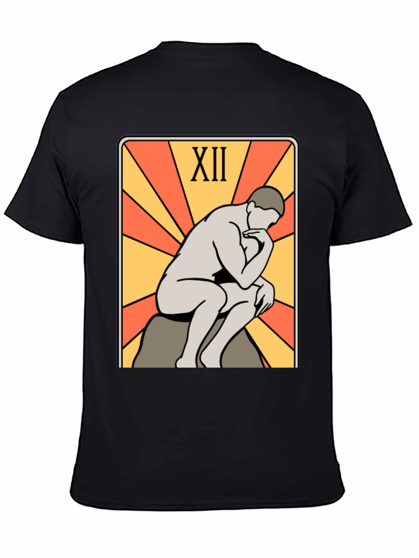 The Thinker Tarot Card Graphic T-Shirt