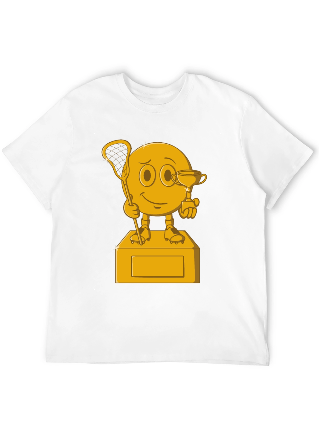 Lacrosse Champ Emoji Graphic T-Shirt