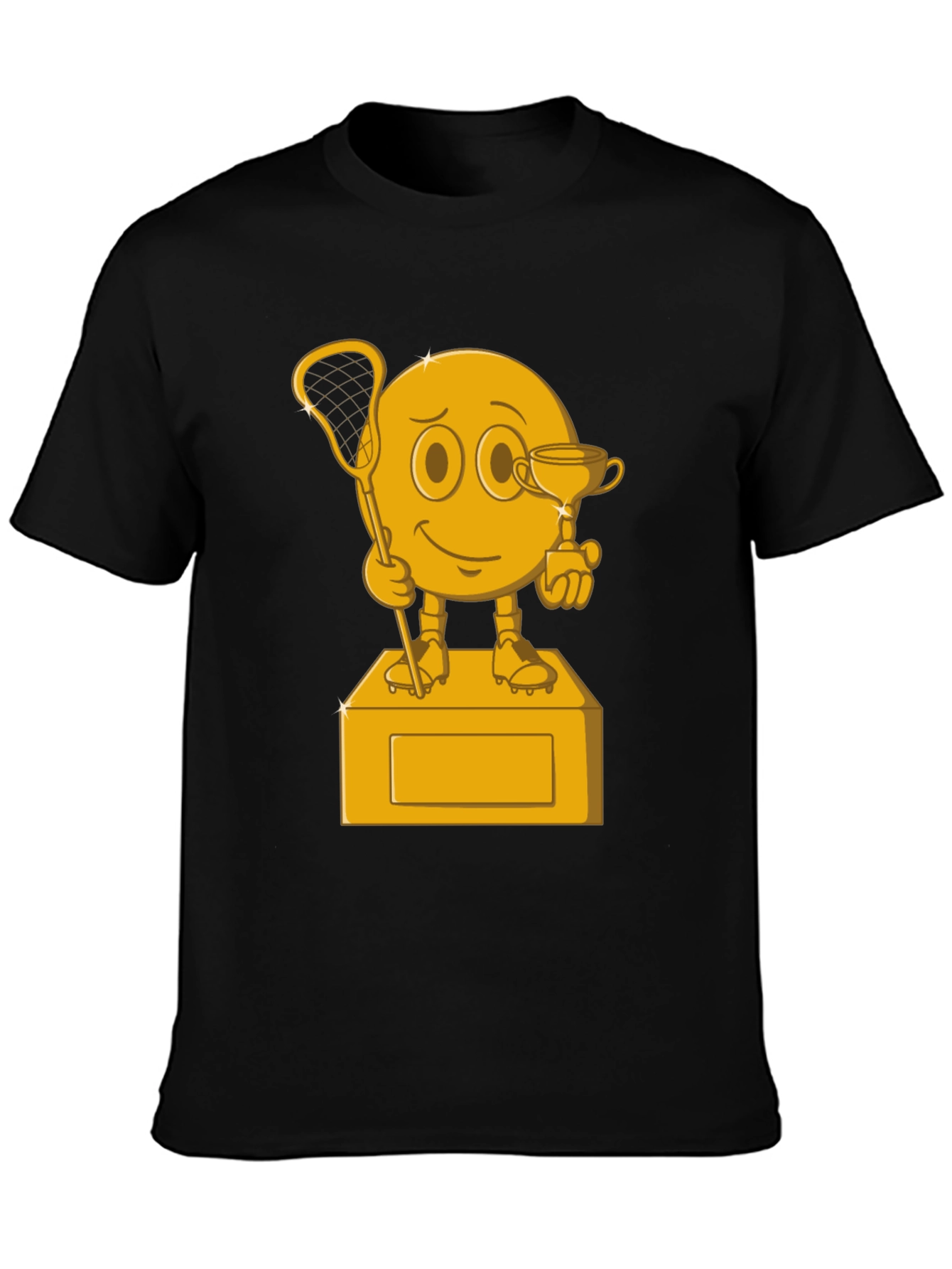 Lacrosse Champ Emoji Graphic T-Shirt