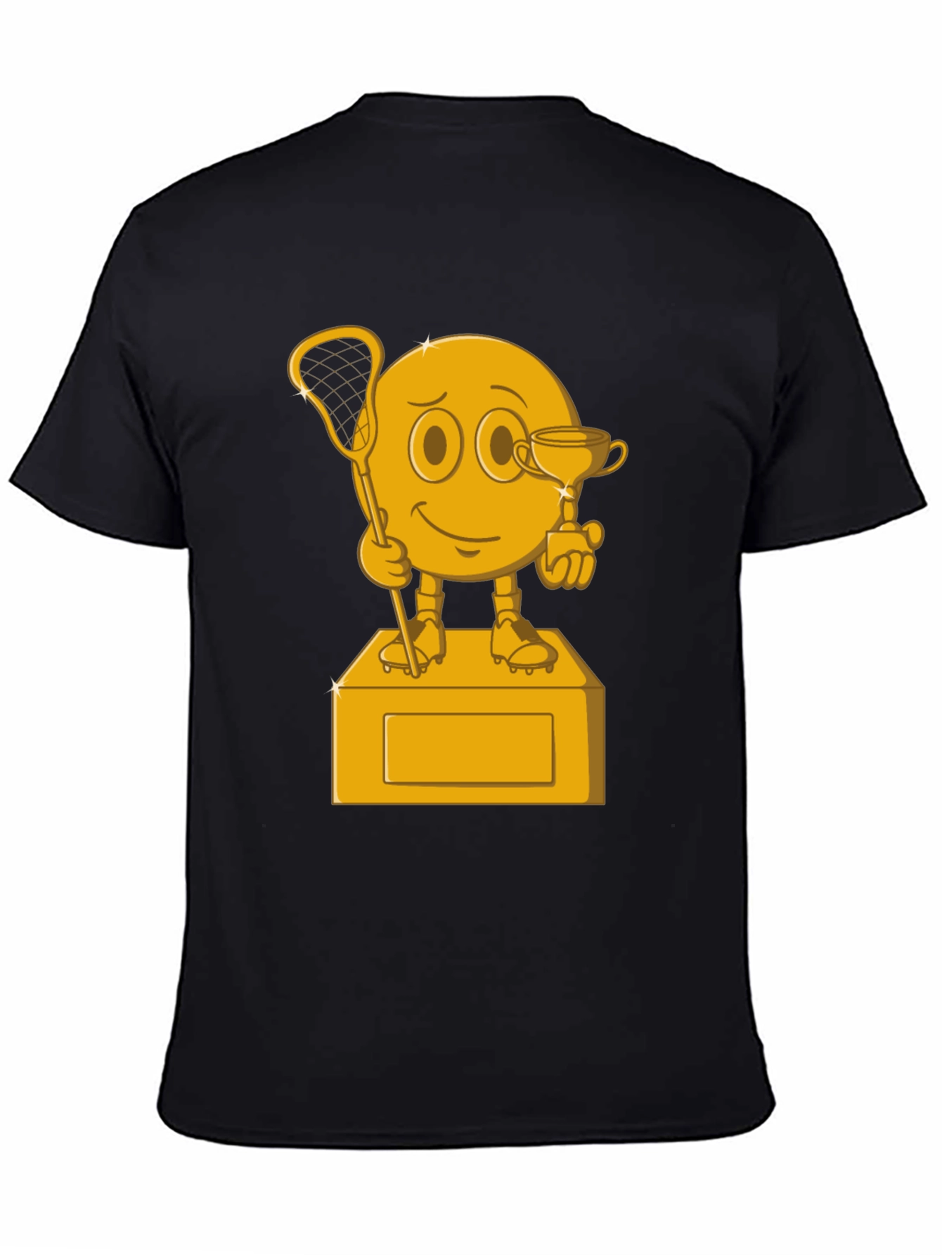 Lacrosse Champ Emoji Graphic T-Shirt