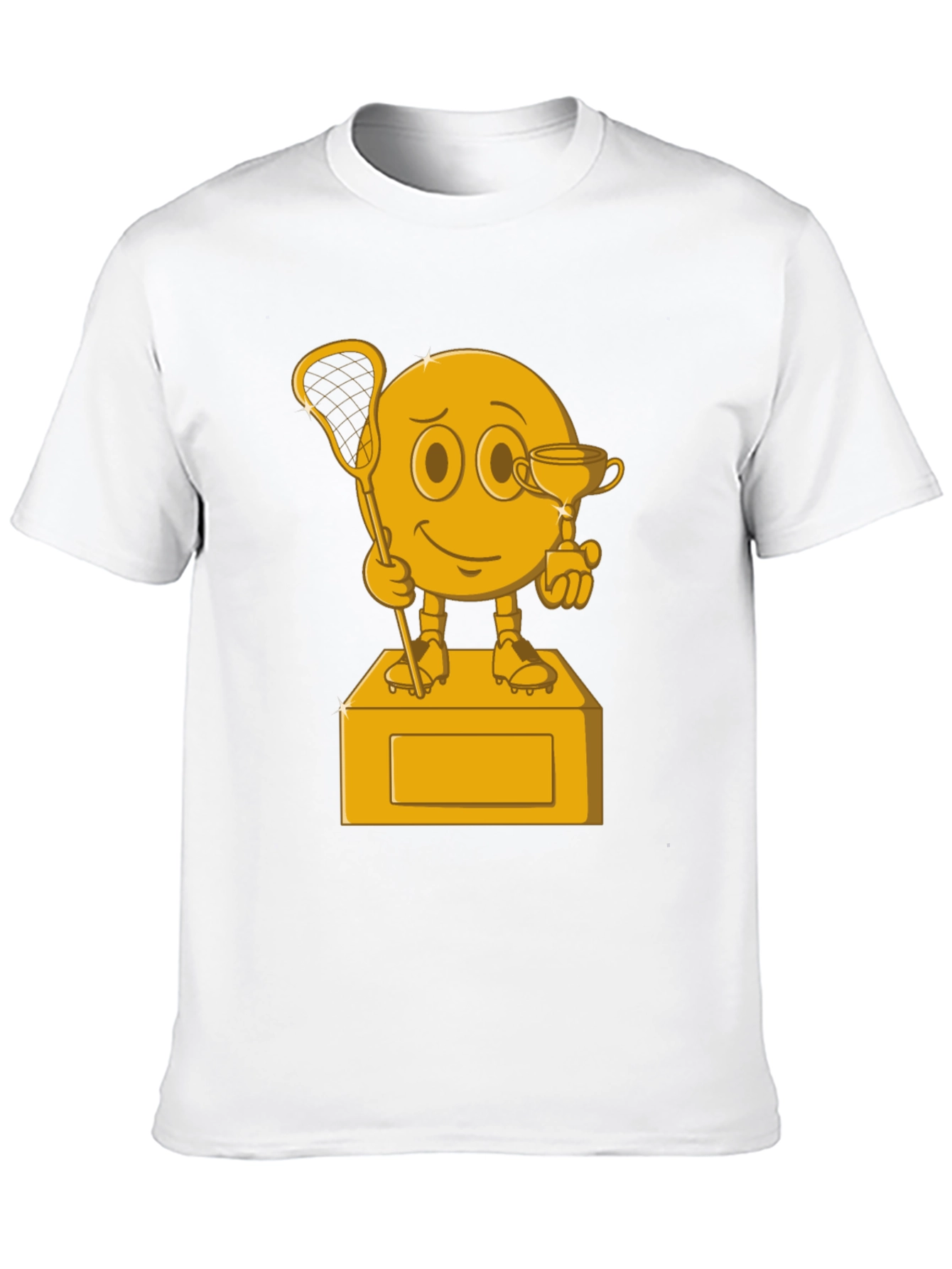 Lacrosse Champ Emoji Graphic T-Shirt
