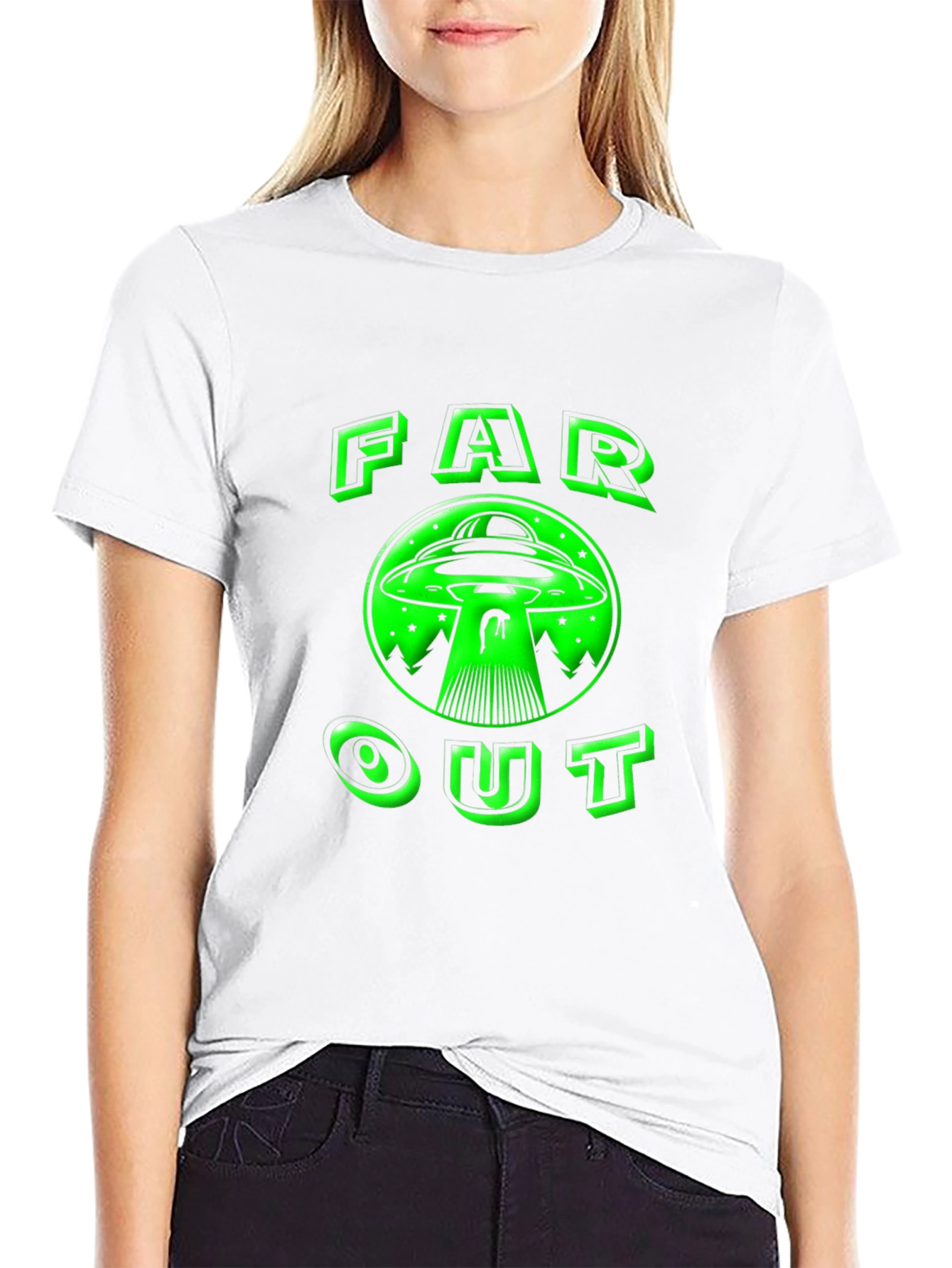 Far Out UFO Graphic Tee
