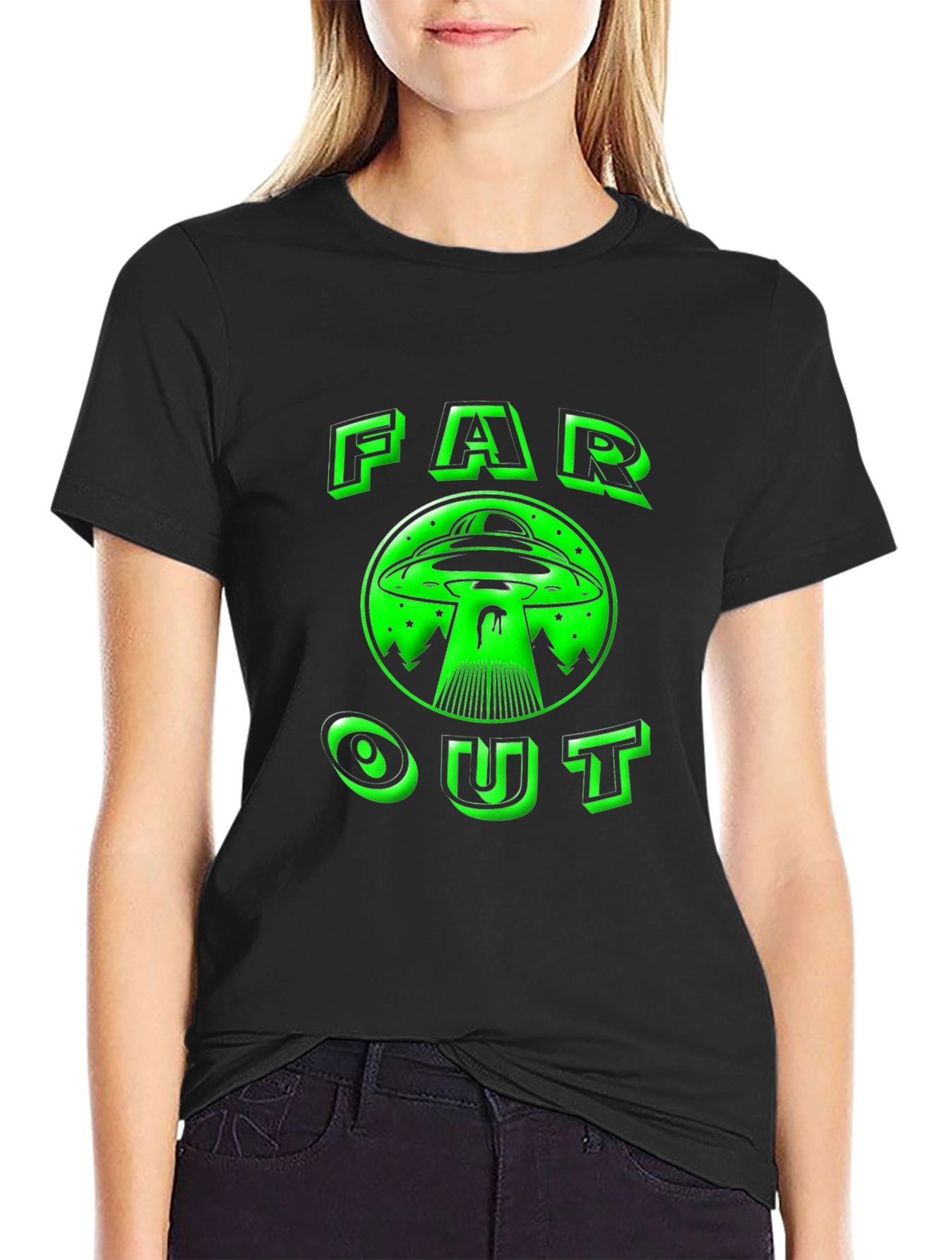 Far Out UFO Graphic Tee