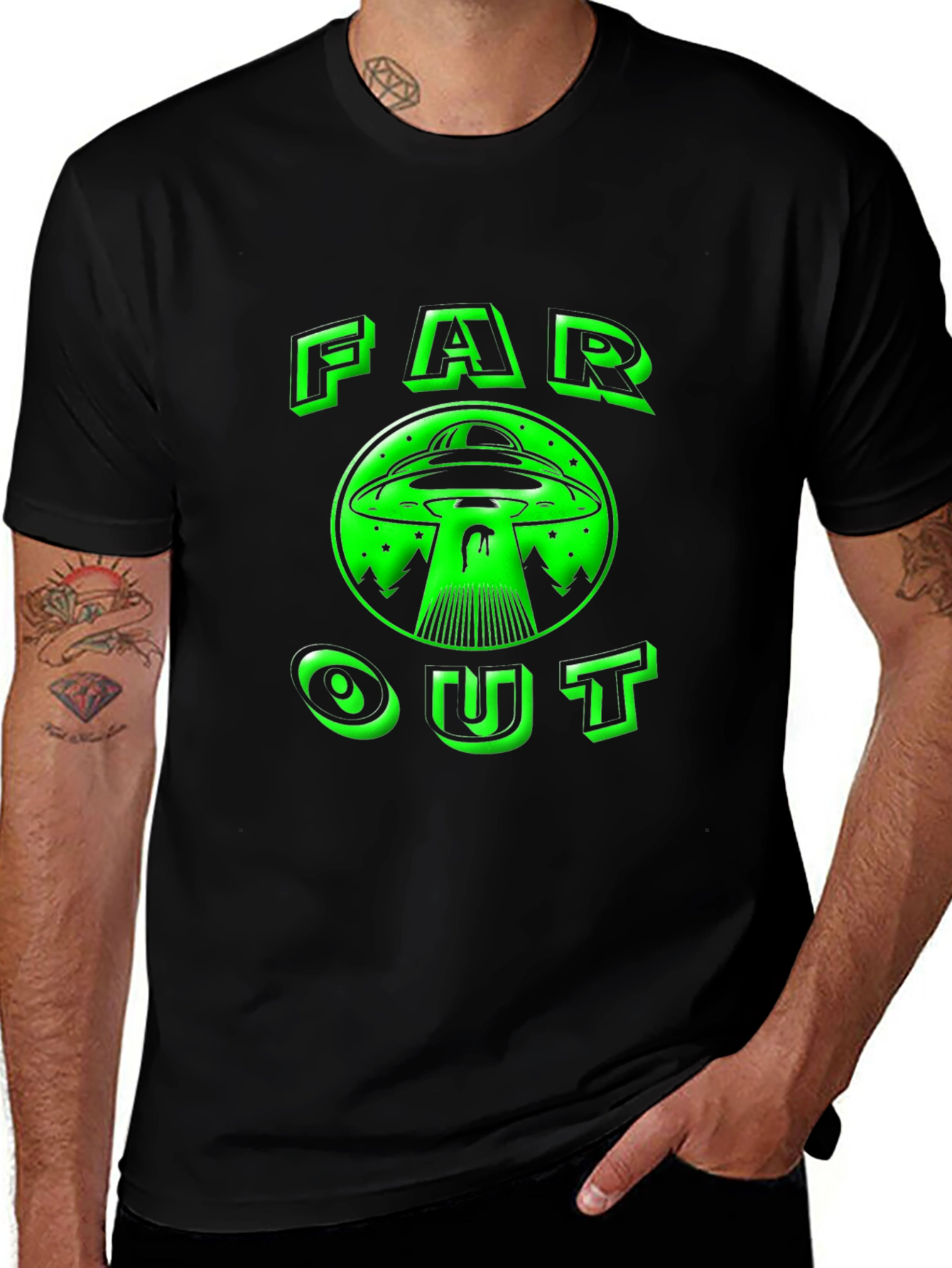 Far Out UFO Graphic Tee