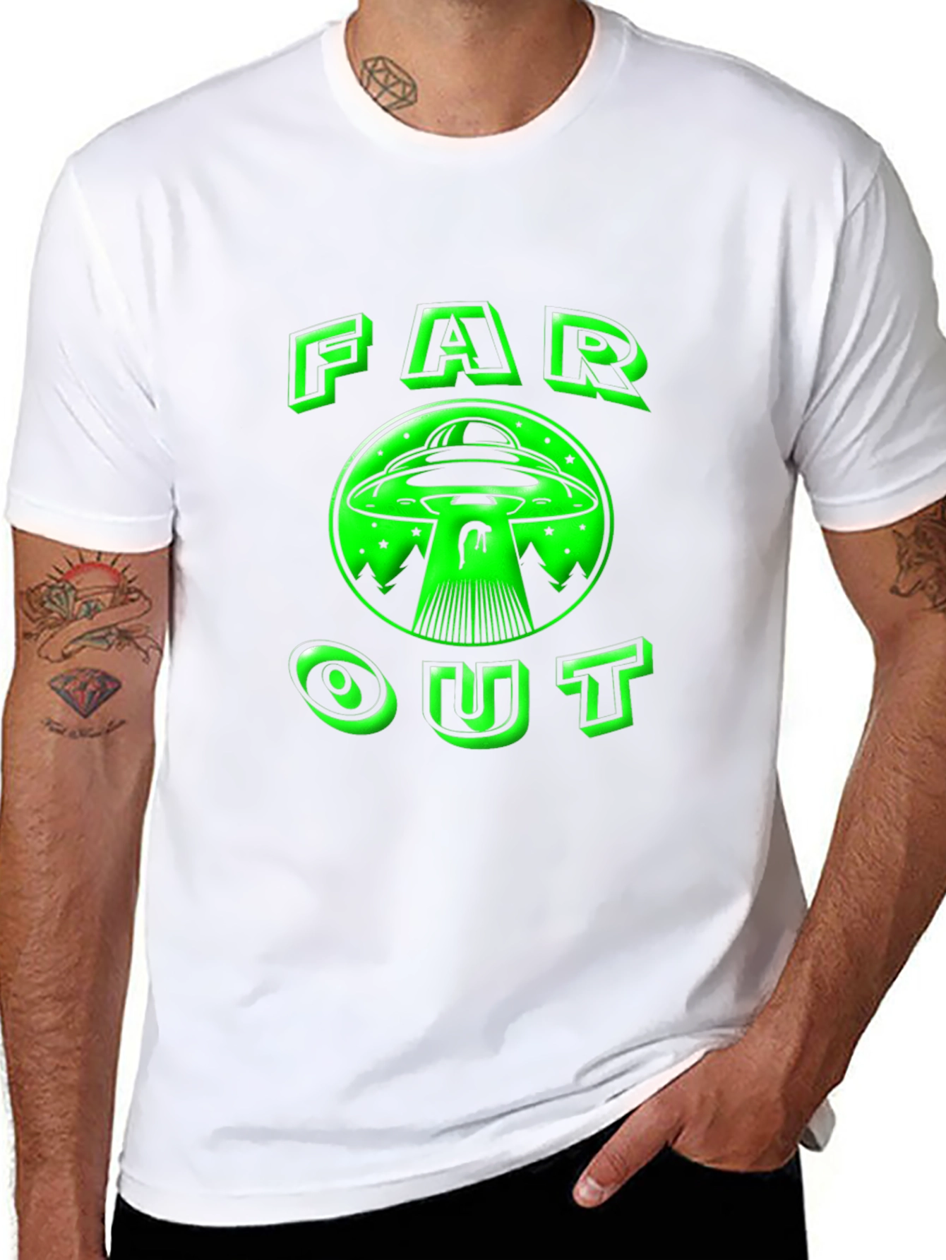 Far Out UFO Graphic Tee