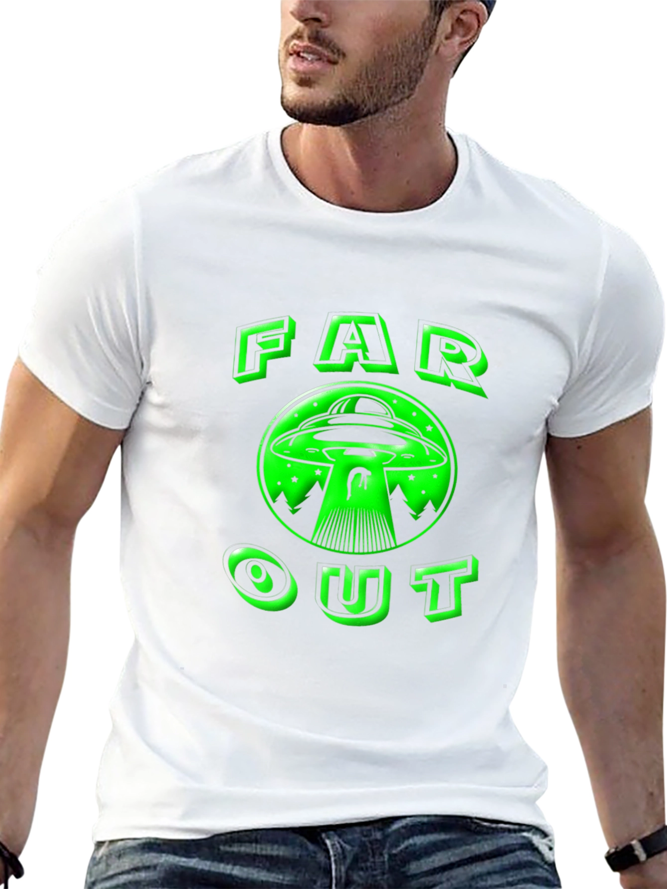 Far Out UFO Graphic Tee