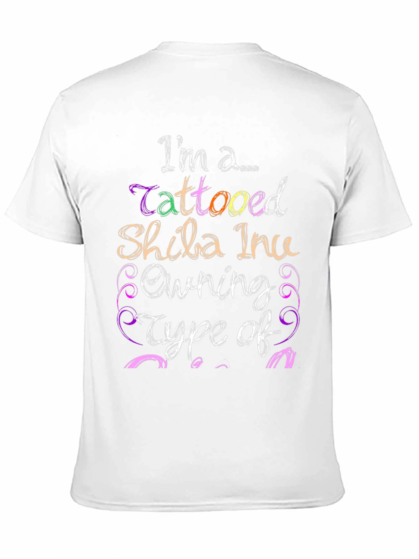 Tattooed Shiba Inu Owner Graphic T-Shirt