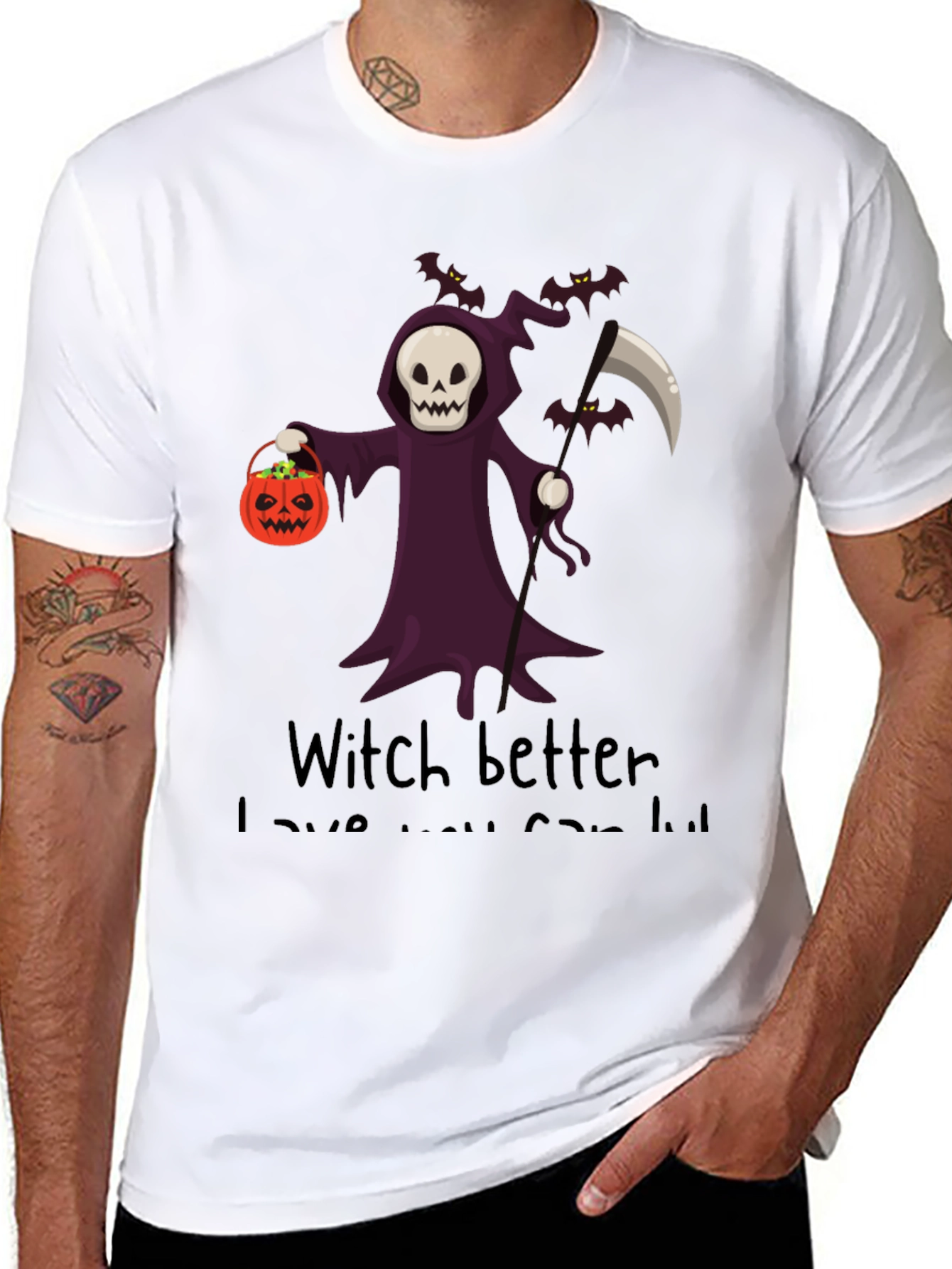 Grim Reaper Halloween T-Shirt