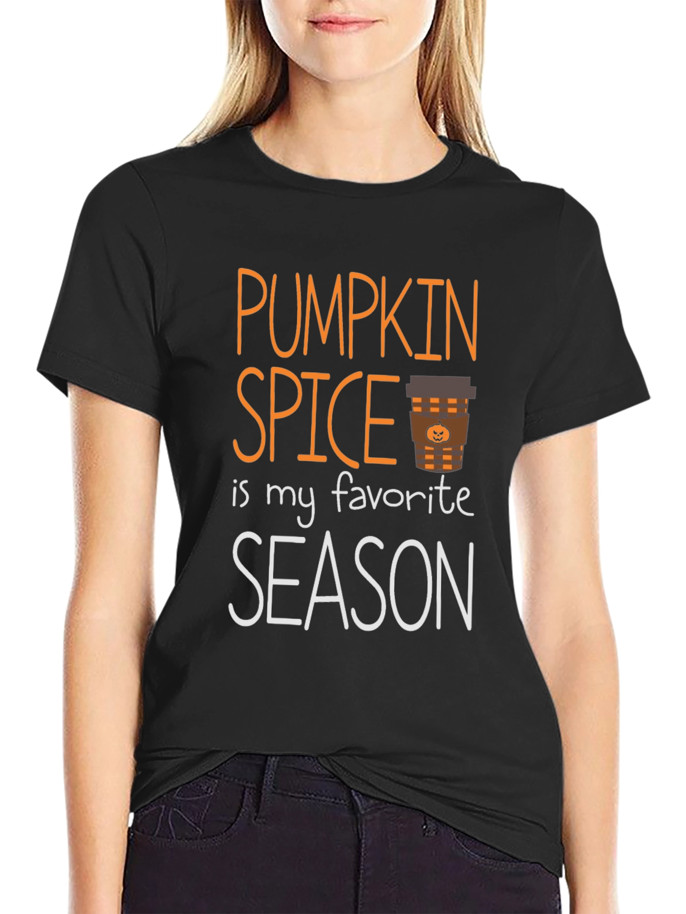 Pumpkin Spice Favorite Season Graphic Tee