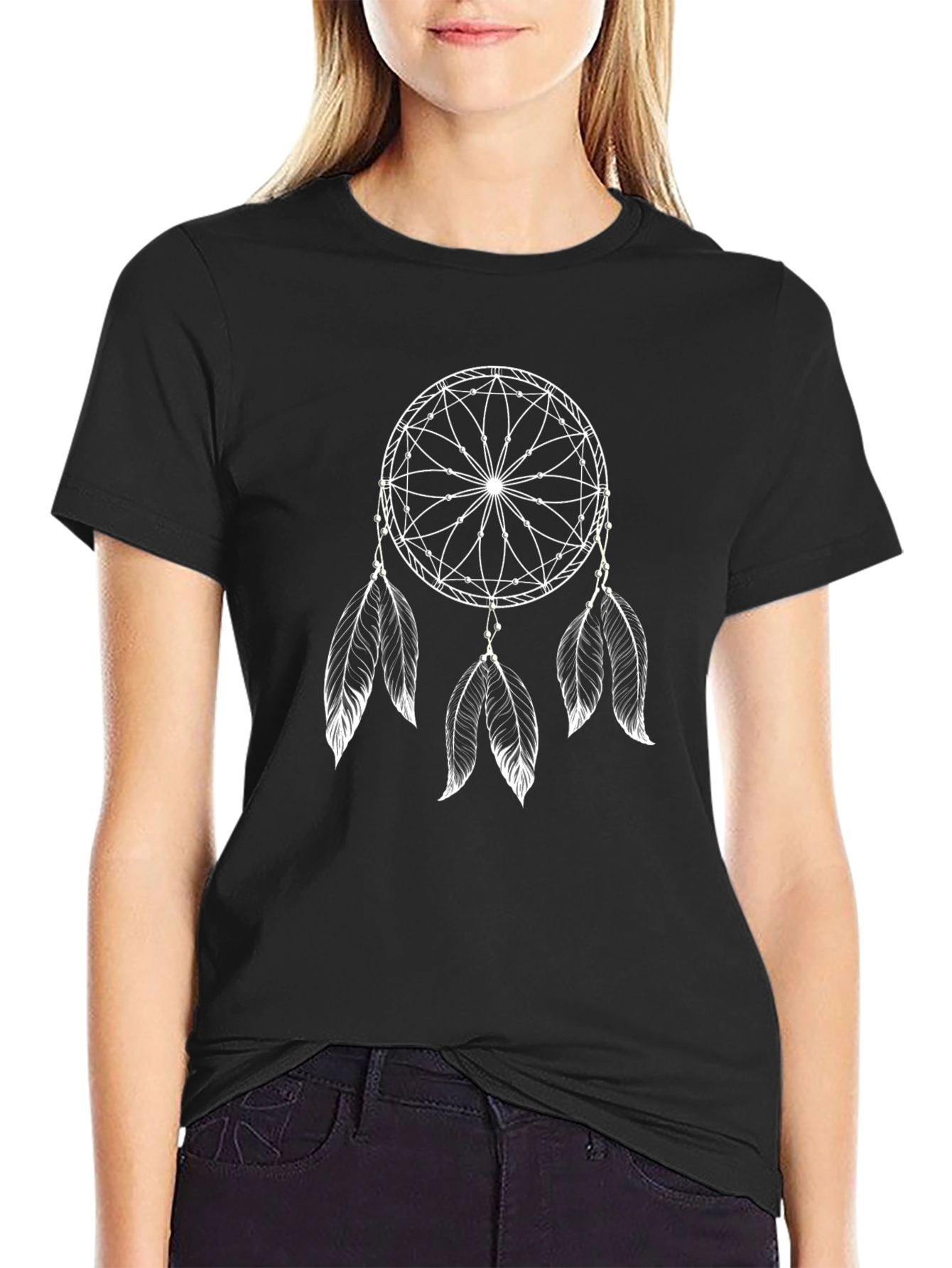 Dreamcatcher Graphic Tee - Black