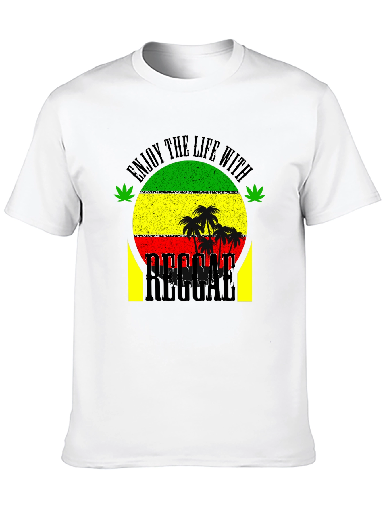 Reggae Life Style Graphic T-Shirt